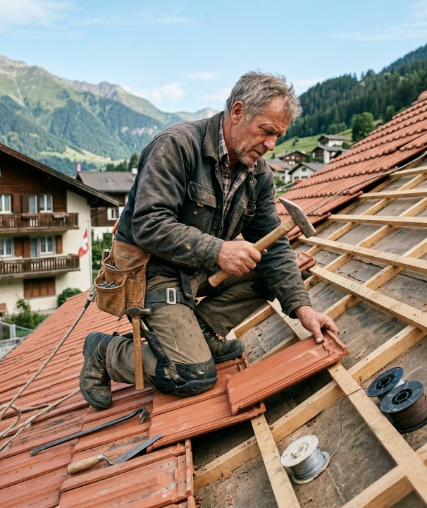 un homme plombier qui répare un tuyau