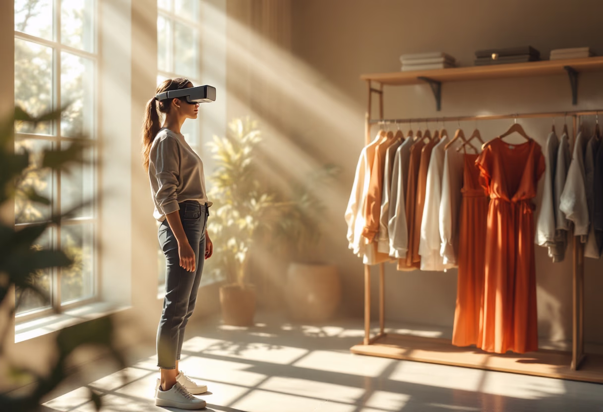 image of innovative ar/vr use case (for a fashion retailer)