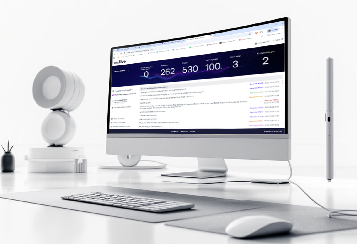 image of computer screens with data dashboards