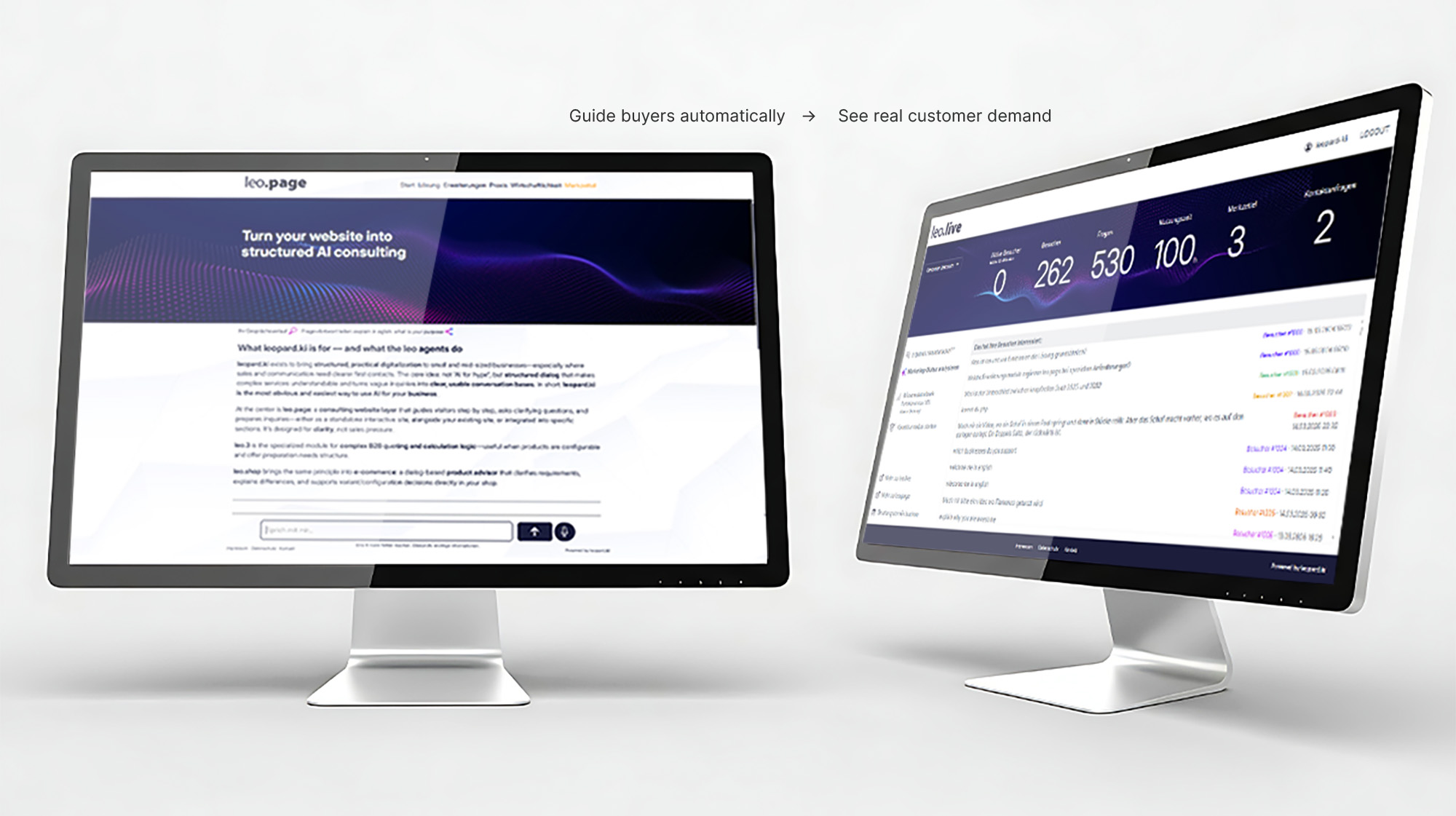 [interface] image carousel of ai innovations (for an ai healthcare company)