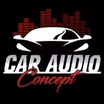 Logo featuring a stylized car silhouette with audio equalizer bars above, and the text 'Car Audio Concept' below.