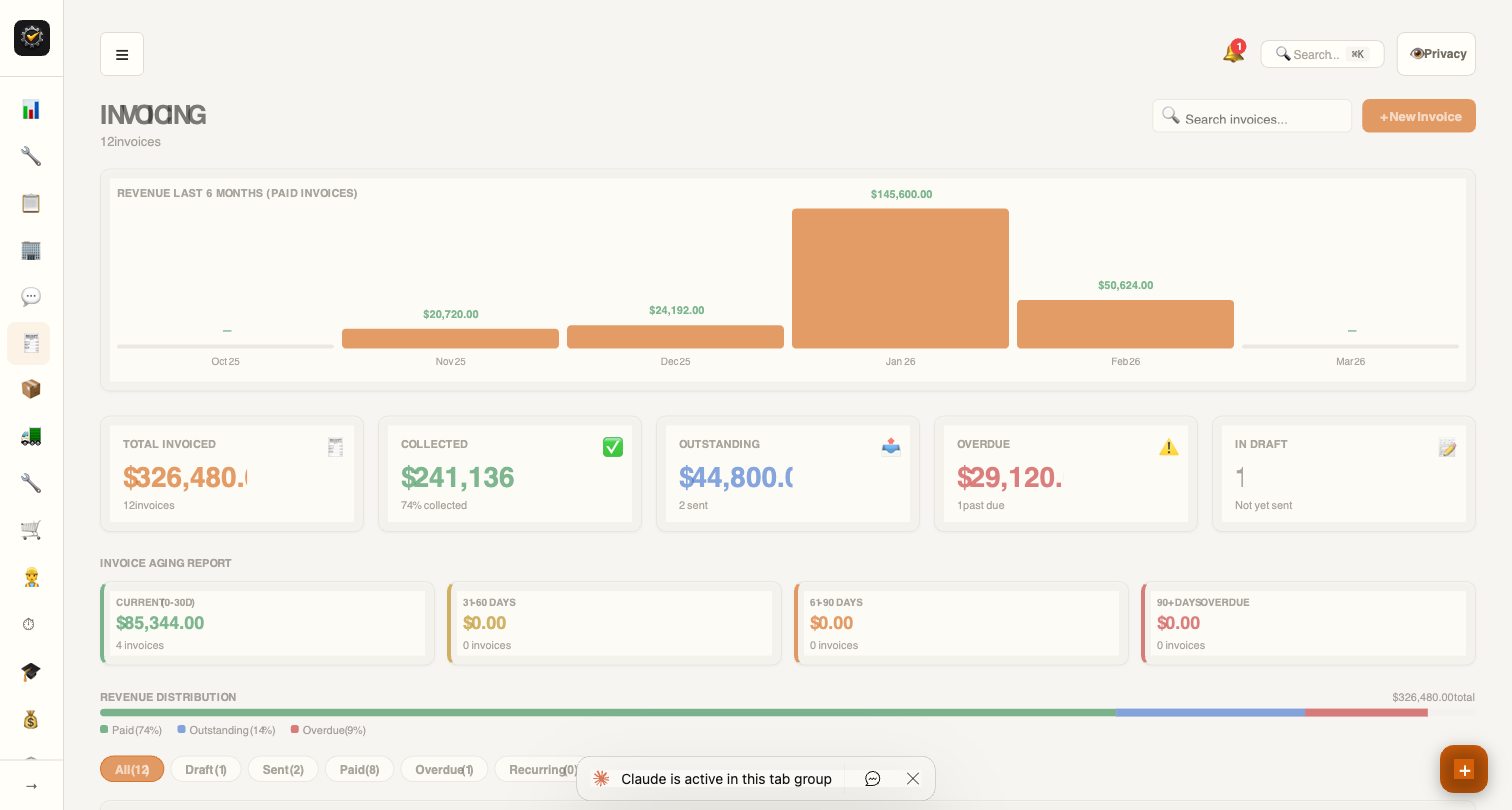 Invoicing Dashboard