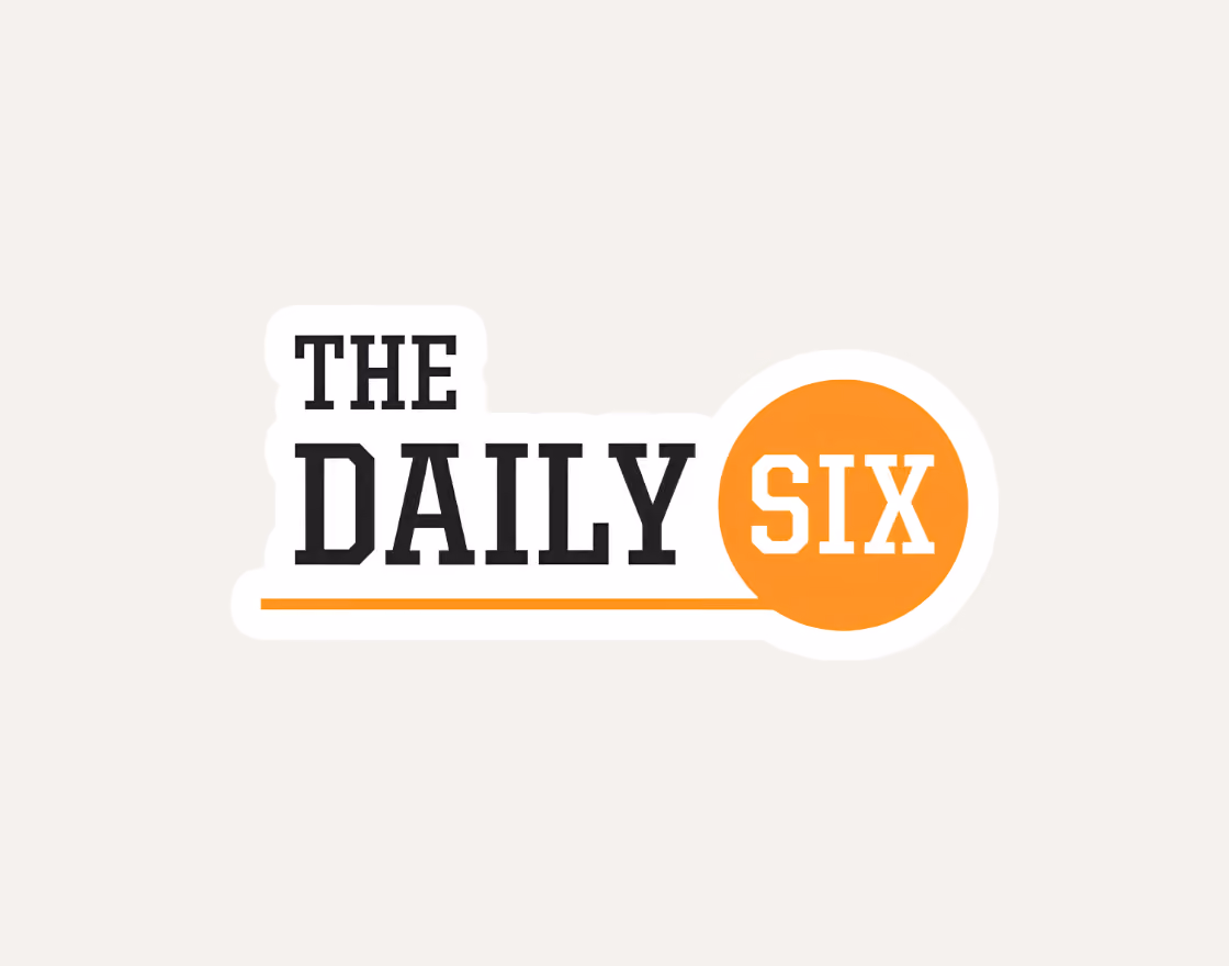 Case study for The Daily Six logo and branding 