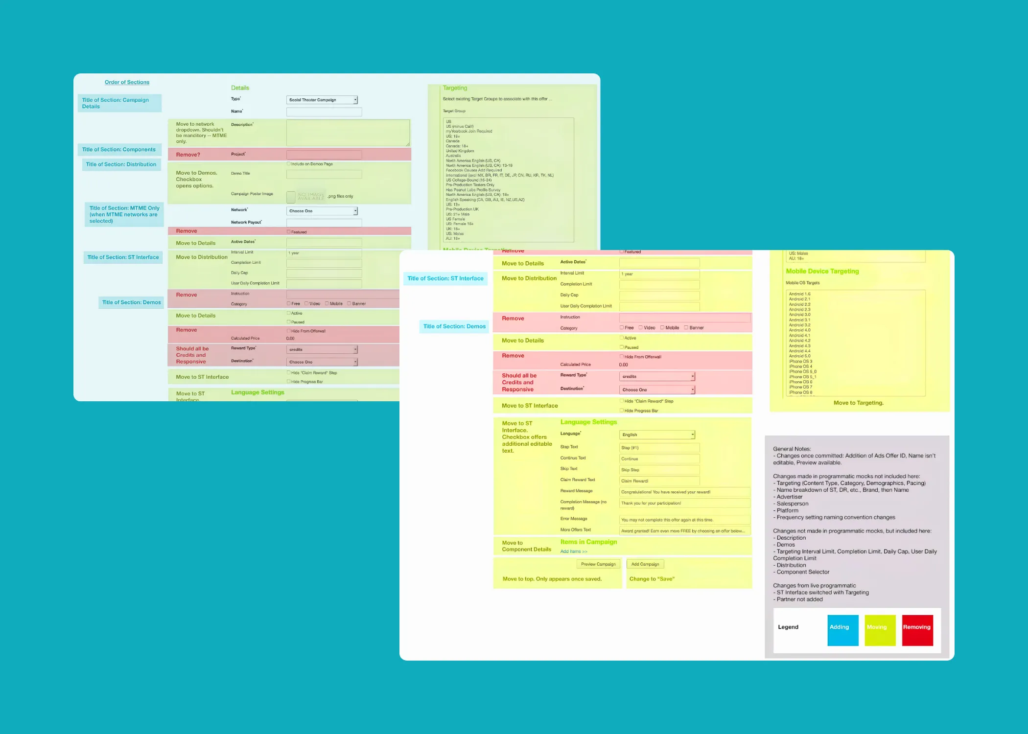 Social Theater, an online advertising agency, needed an internal UI to be redesigned, by TheThumbprint