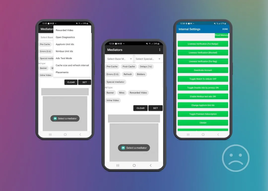 This is a demo app I designed in Figma to test advertising campaigns by TheThumbprint