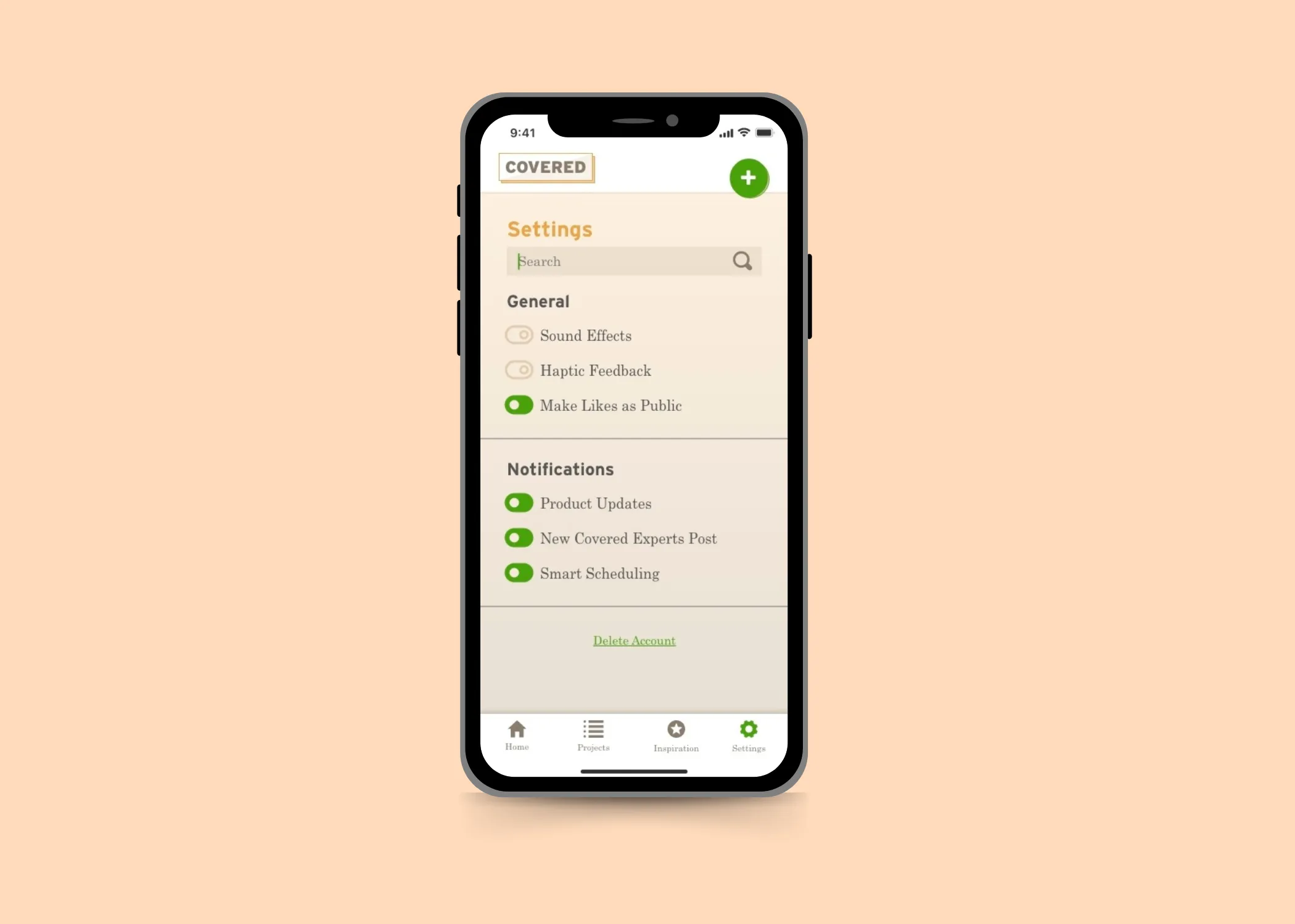 Covered App Concept Design -- AI Generated Cover Letters by TheThumbprint
