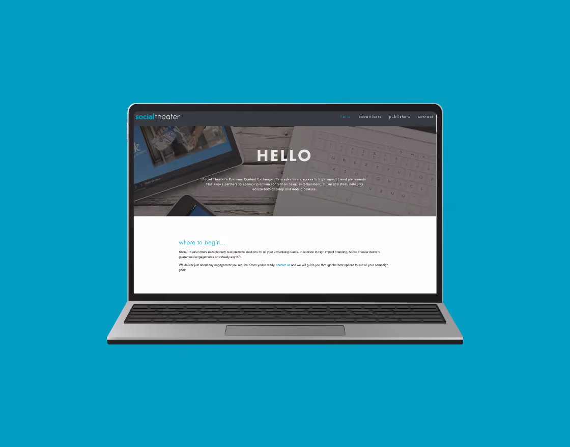 Case study for Social Theater online's design