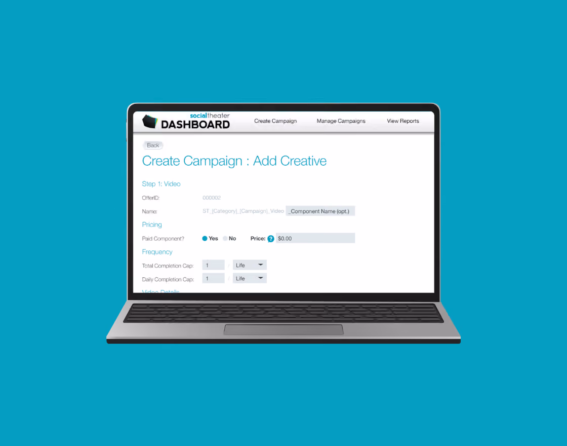 Case study for Social Theater's programmatic dashboard's design