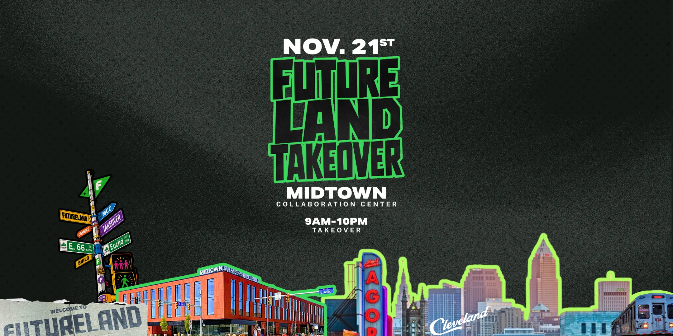 Futureland Takeover, November 21st, Midtown Collaboration Center