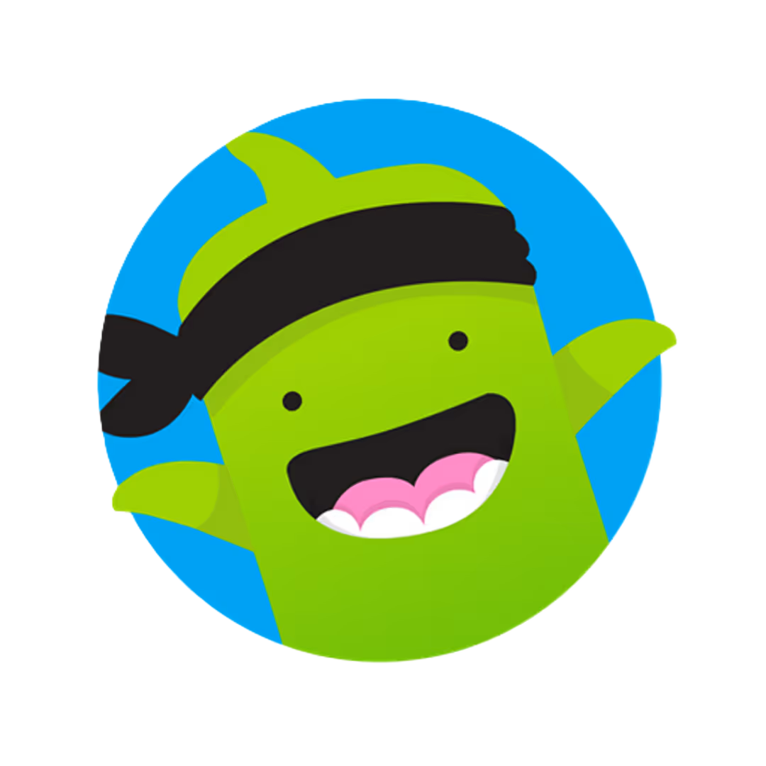 ClassDojo logo with green character wearing headband