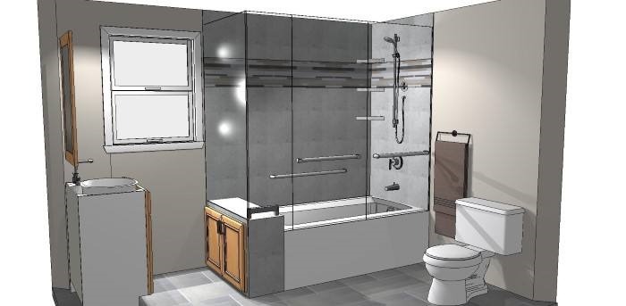 Two Full Bath Renovations In Williamsville, NY