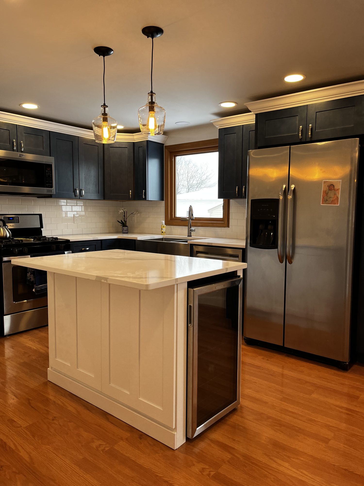 The finished remodel
