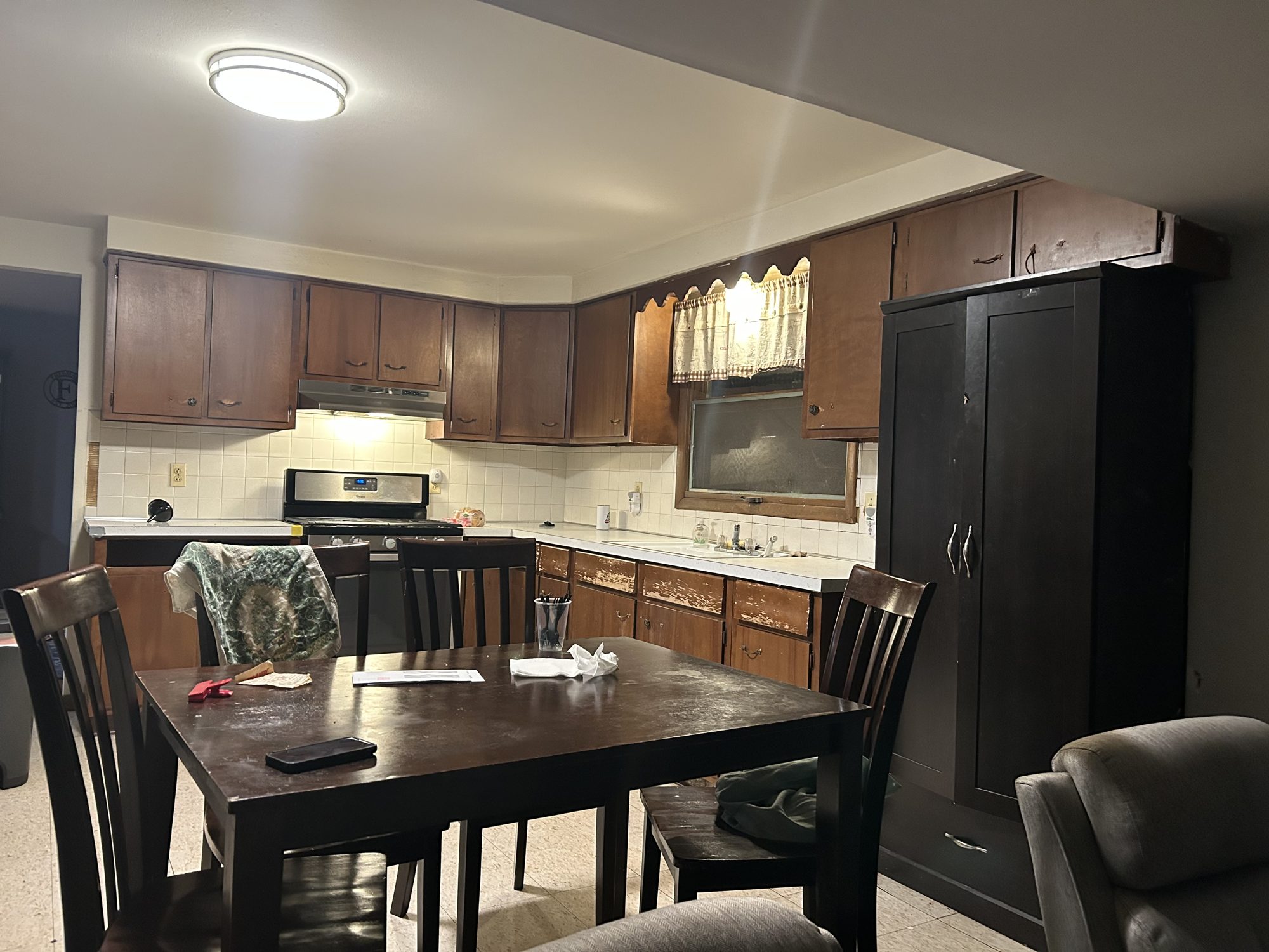 The space before the remodel