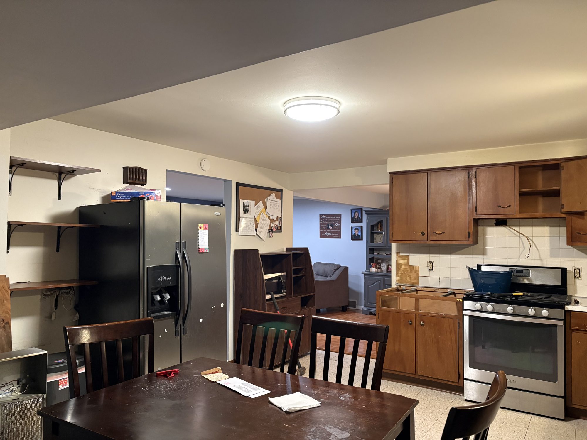 The space before the remodel