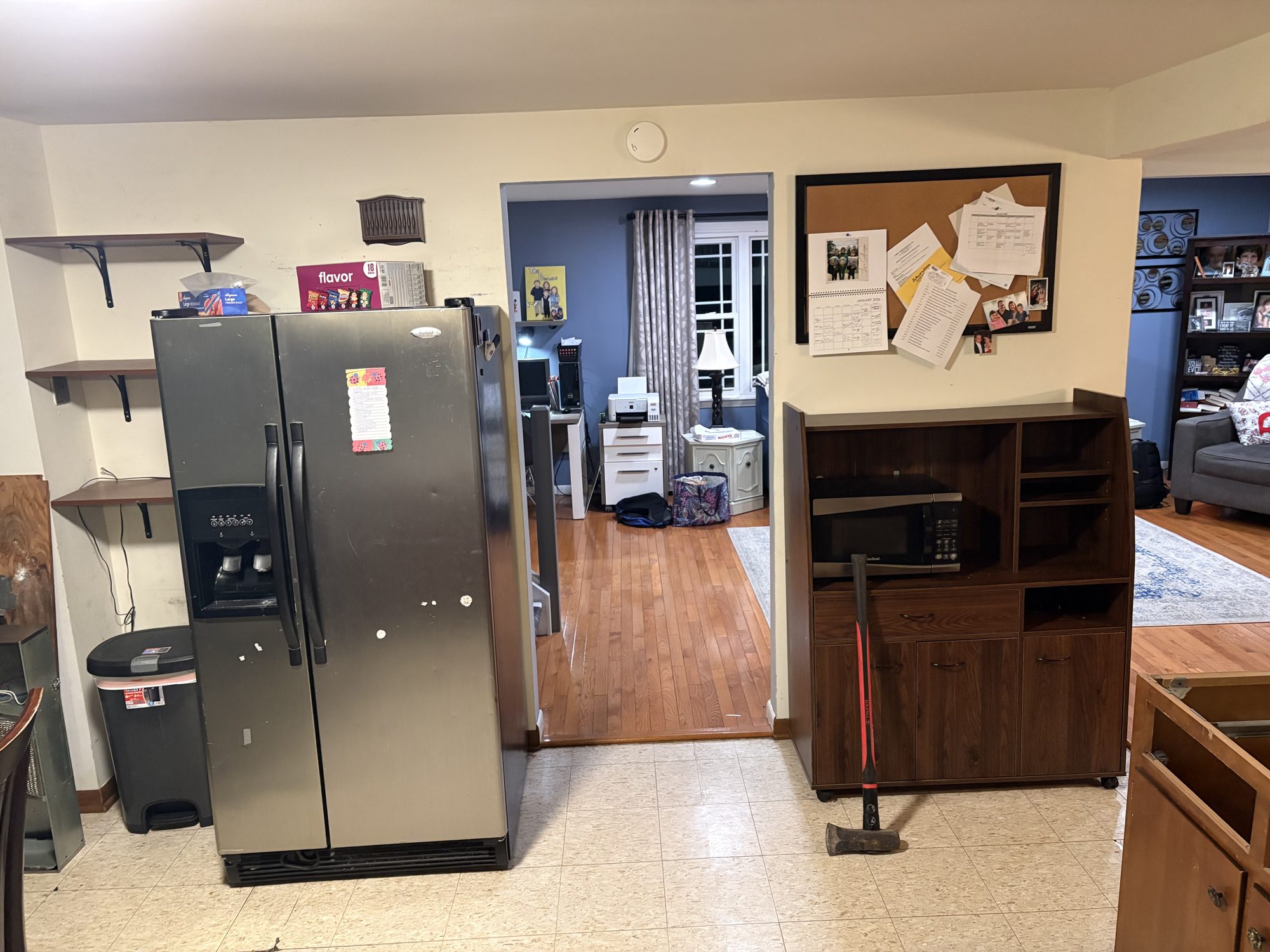 The space before the remodel