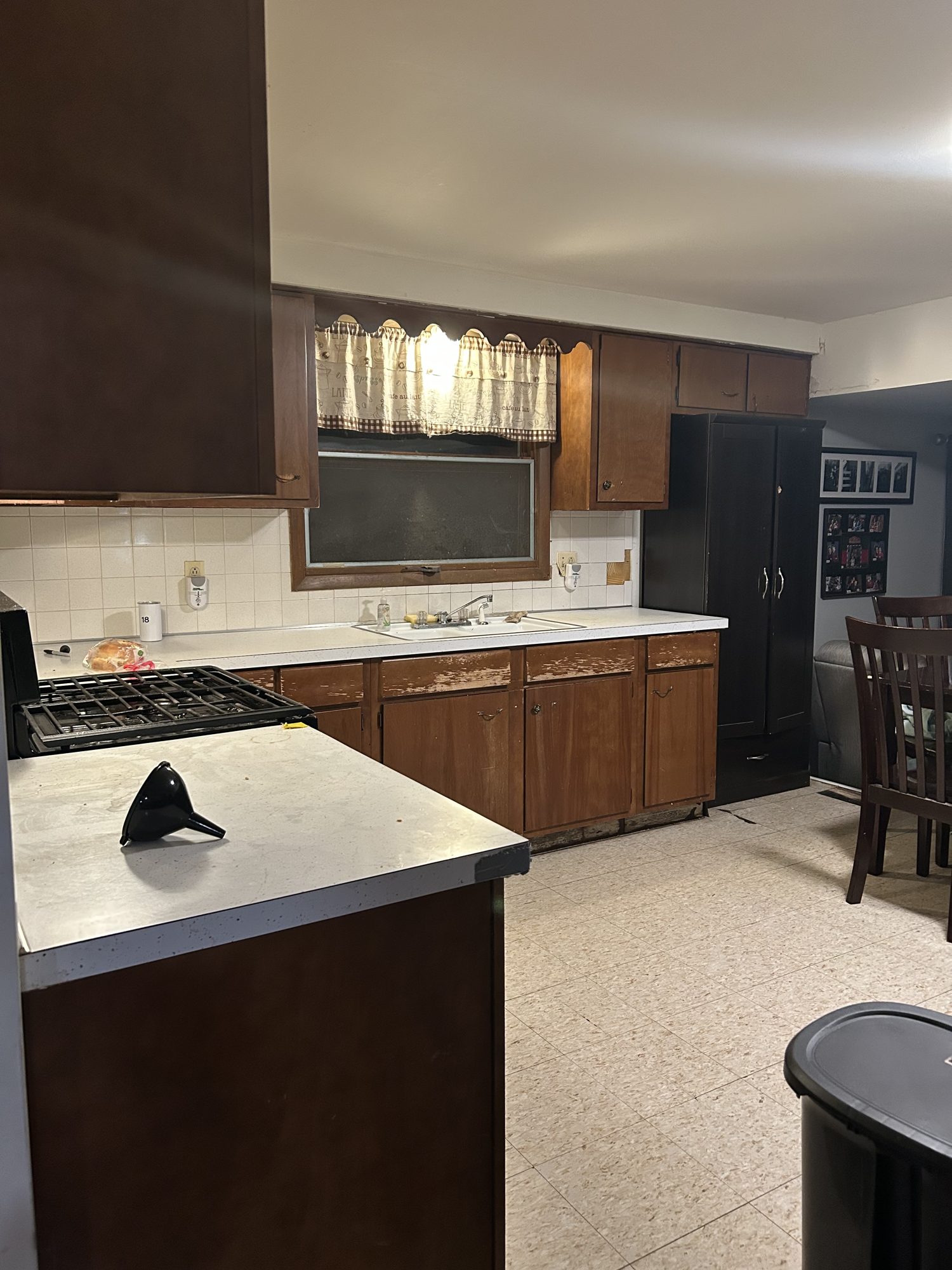 The space before the remodel