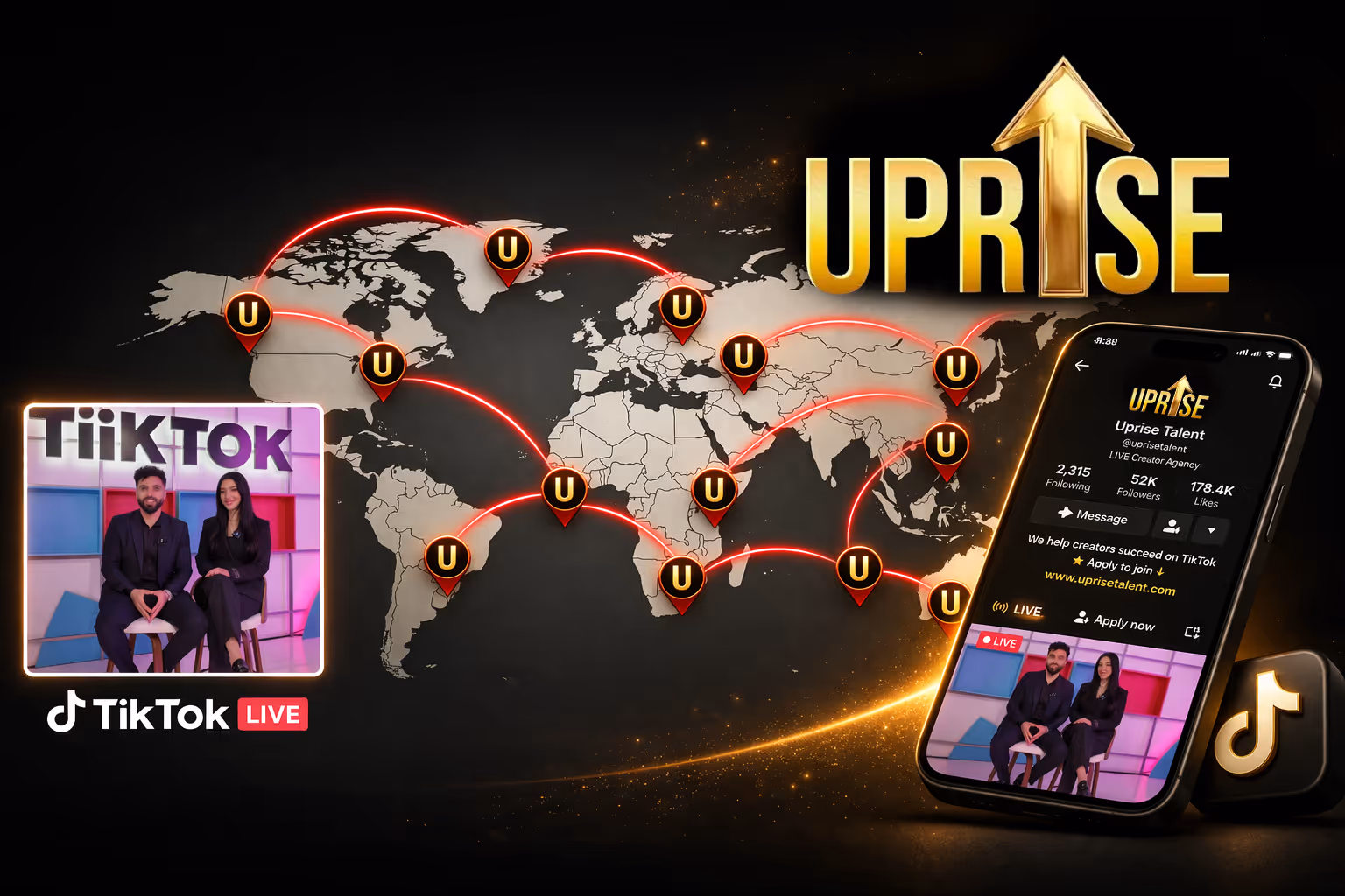 Excited TikTok influencer marketing using digital marketing and data-driven insights to track performance data and drive measurable growth on social media.