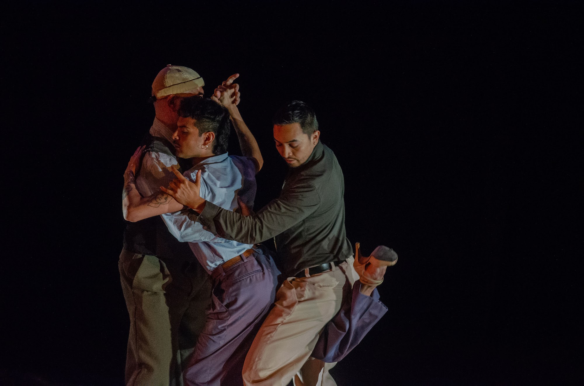 Curtain call for Tango Entre Hombres at Montréal Fringe 2026.