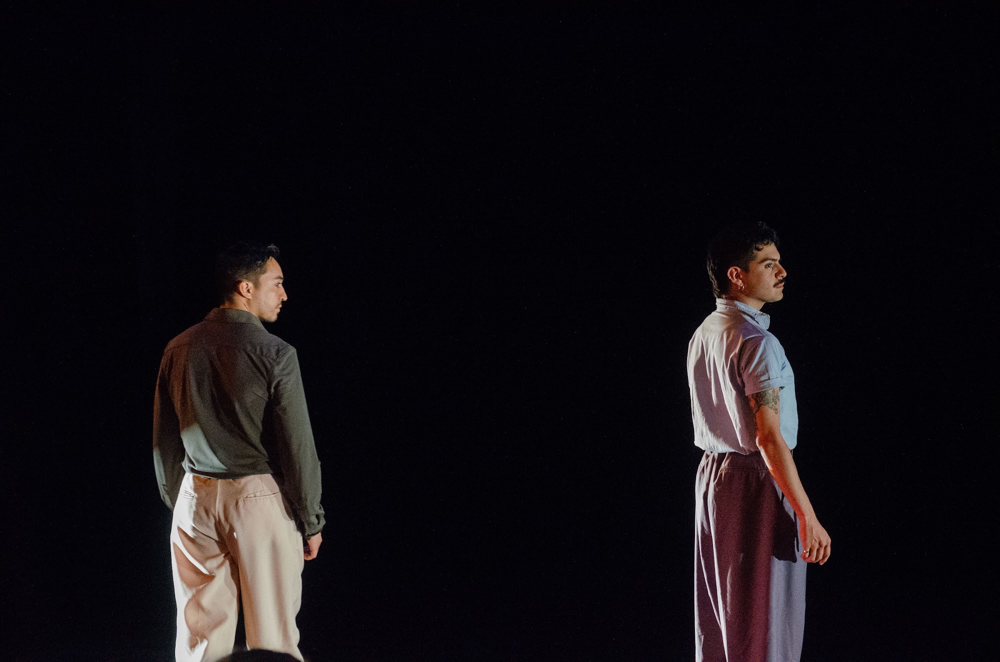 Alexander Latorre in Tango Entre Hombres at Montréal Fringe 2026.