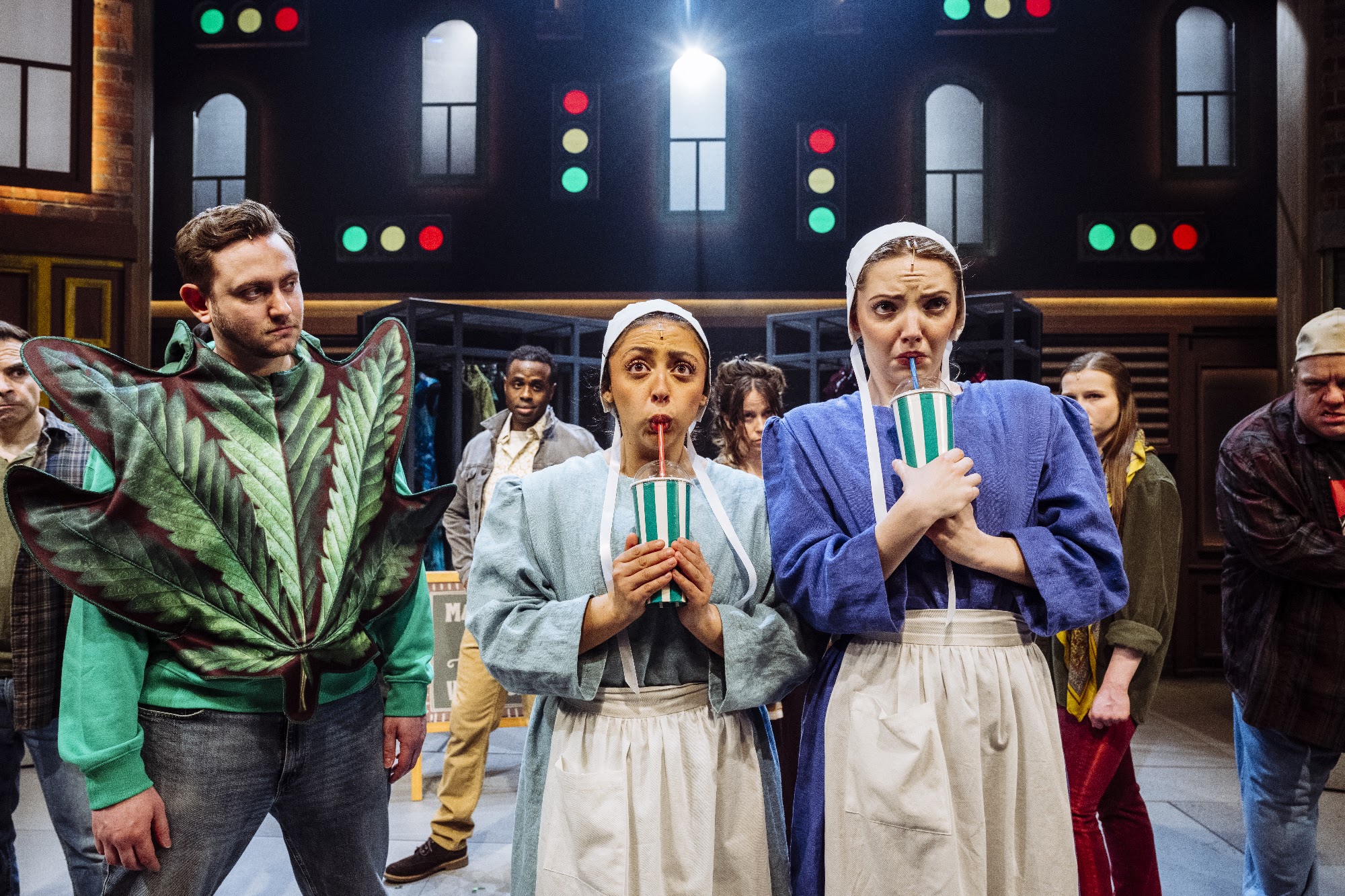 Cast of Grow at the Sylvan Adams Theatre, Segal Centre 2026.