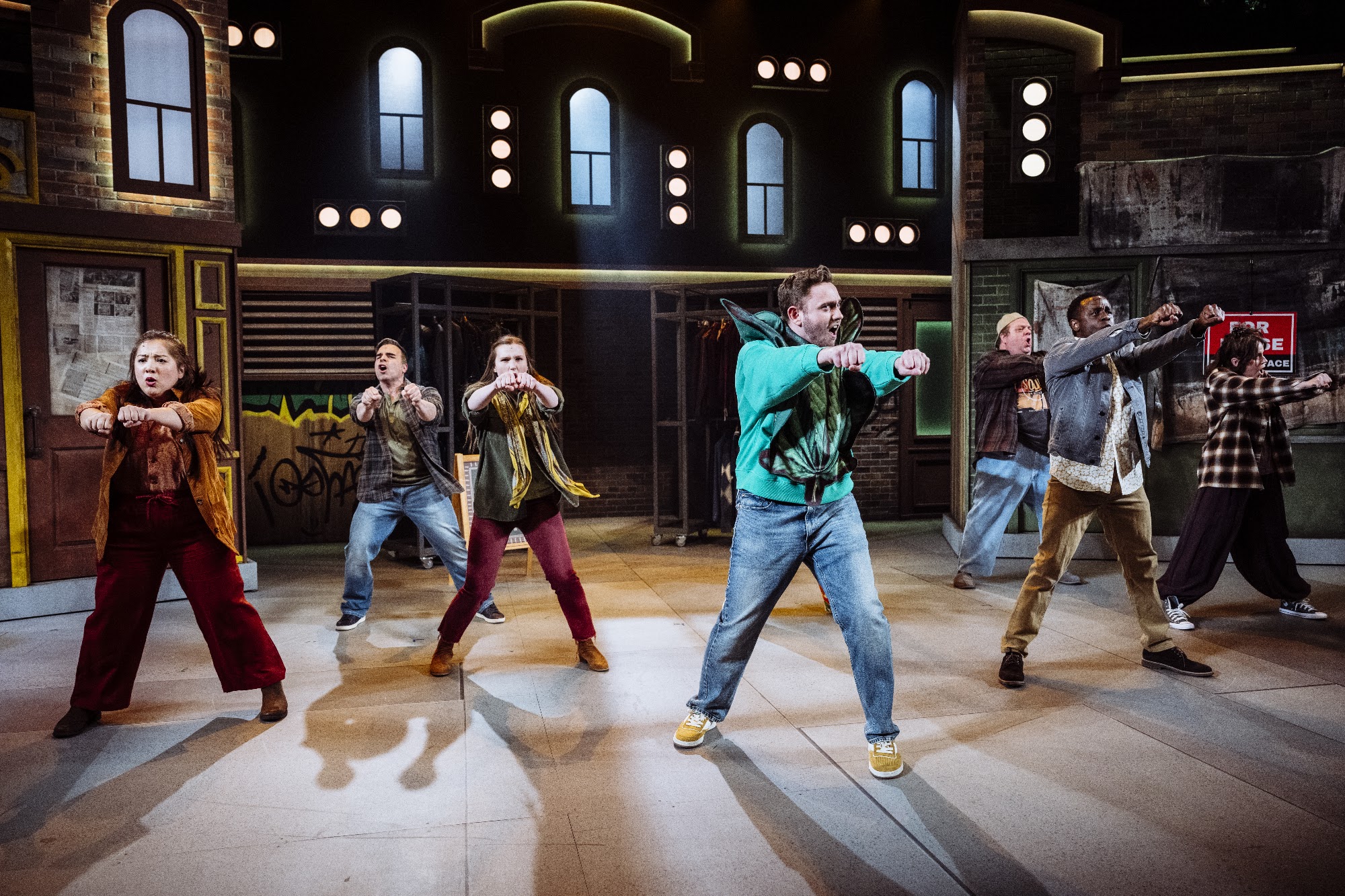 Cast of Grow at the Sylvan Adams Theatre, Segal Centre 2026.