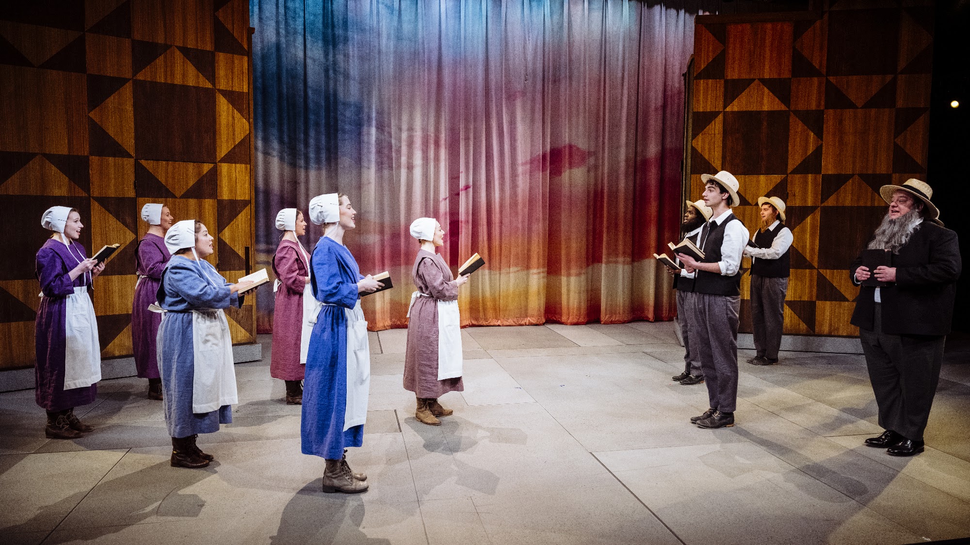 Cast of Grow at the Sylvan Adams Theatre, Segal Centre 2026.