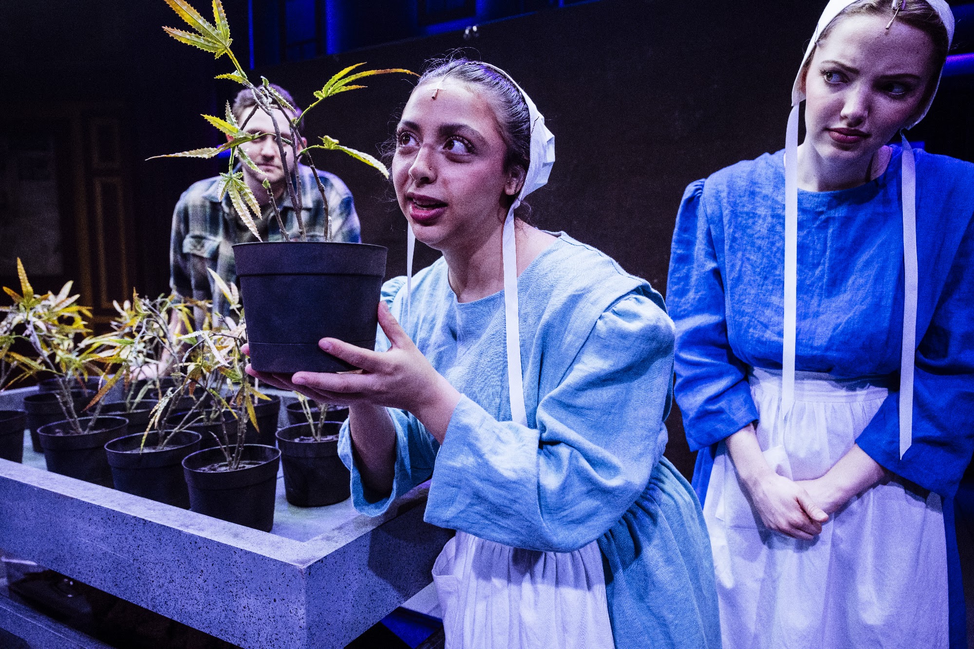 Cast of Grow at the Sylvan Adams Theatre, Segal Centre 2026.