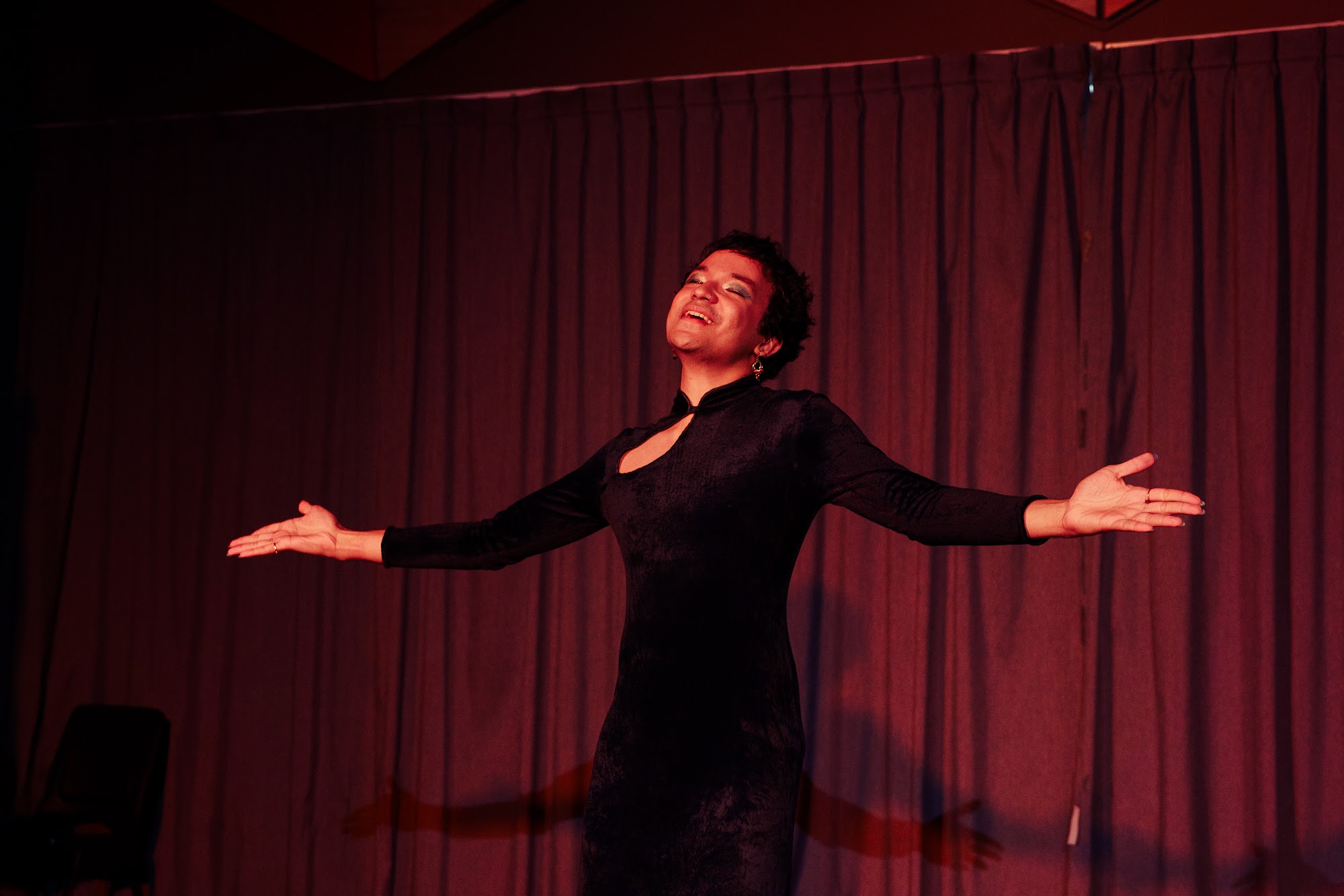 Theo Chen in Pretty Ugly at Qtopia Substation, Sydney Fringe 2026.