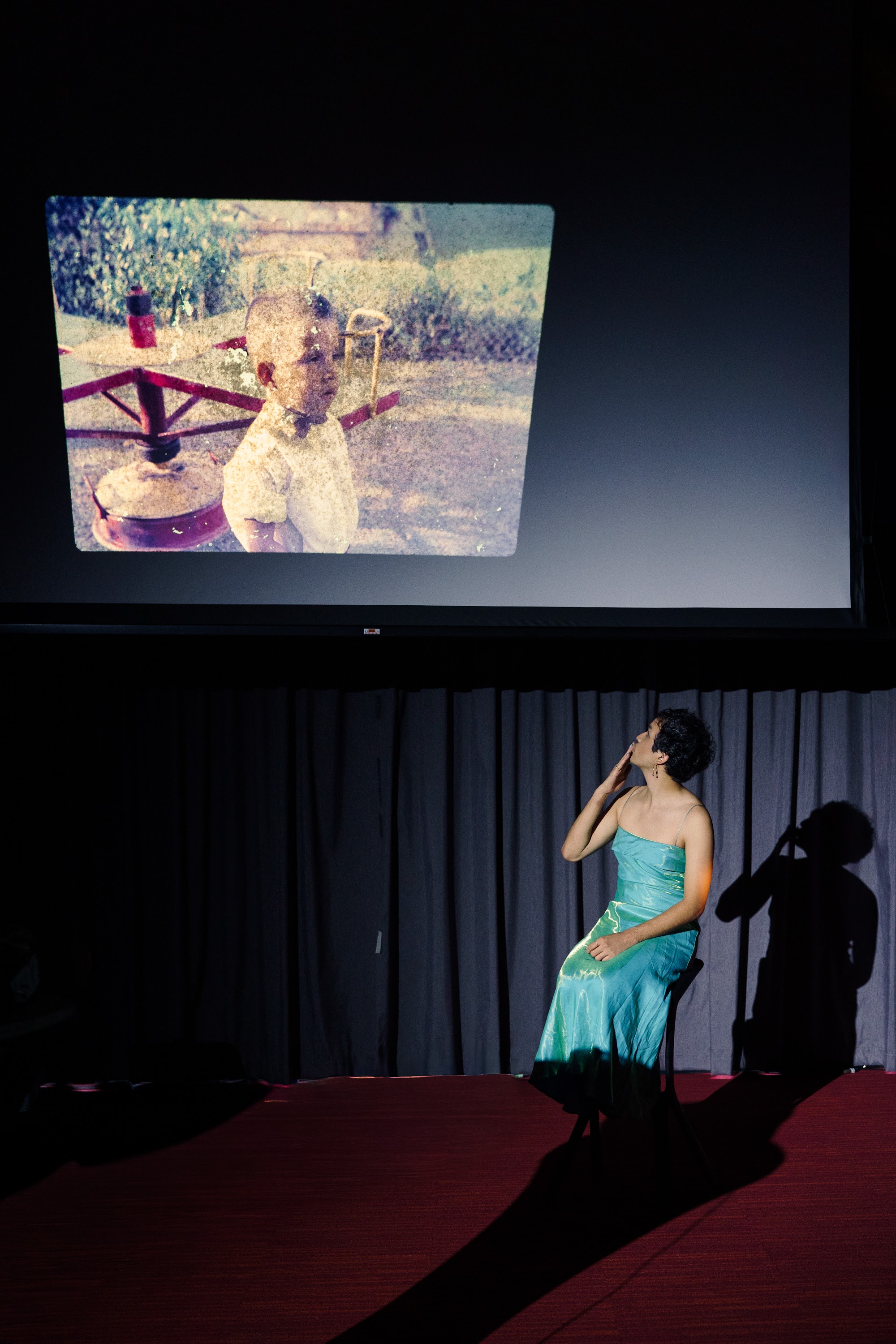 Theo Chen in Pretty Ugly at Qtopia Substation, Sydney Fringe 2026.