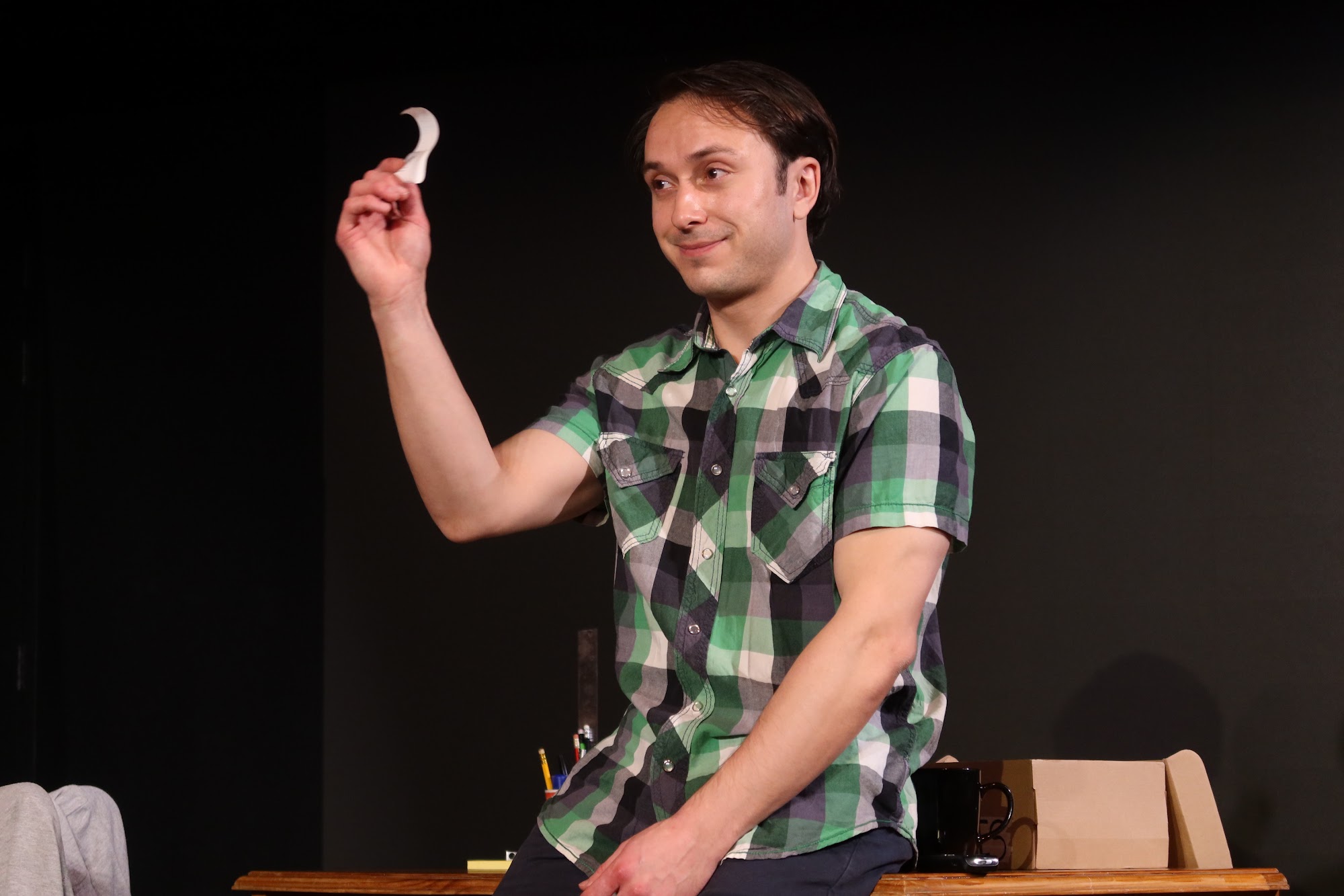 Mike Howlett in The Man at Pottery Lane Performance Space, Sydney Fringe 2026.