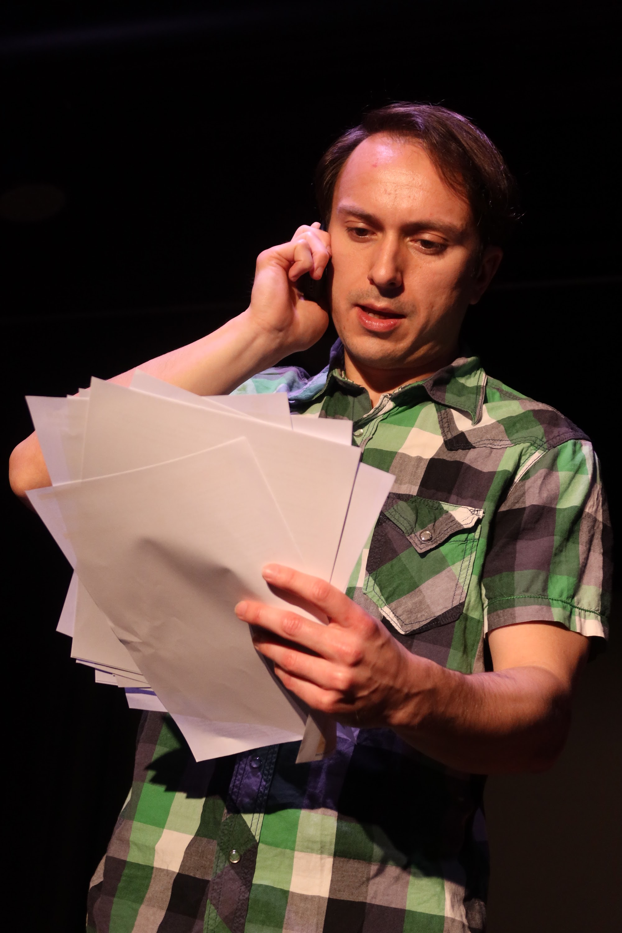 Mike Howlett in The Man at Pottery Lane Performance Space, Sydney Fringe 2026.