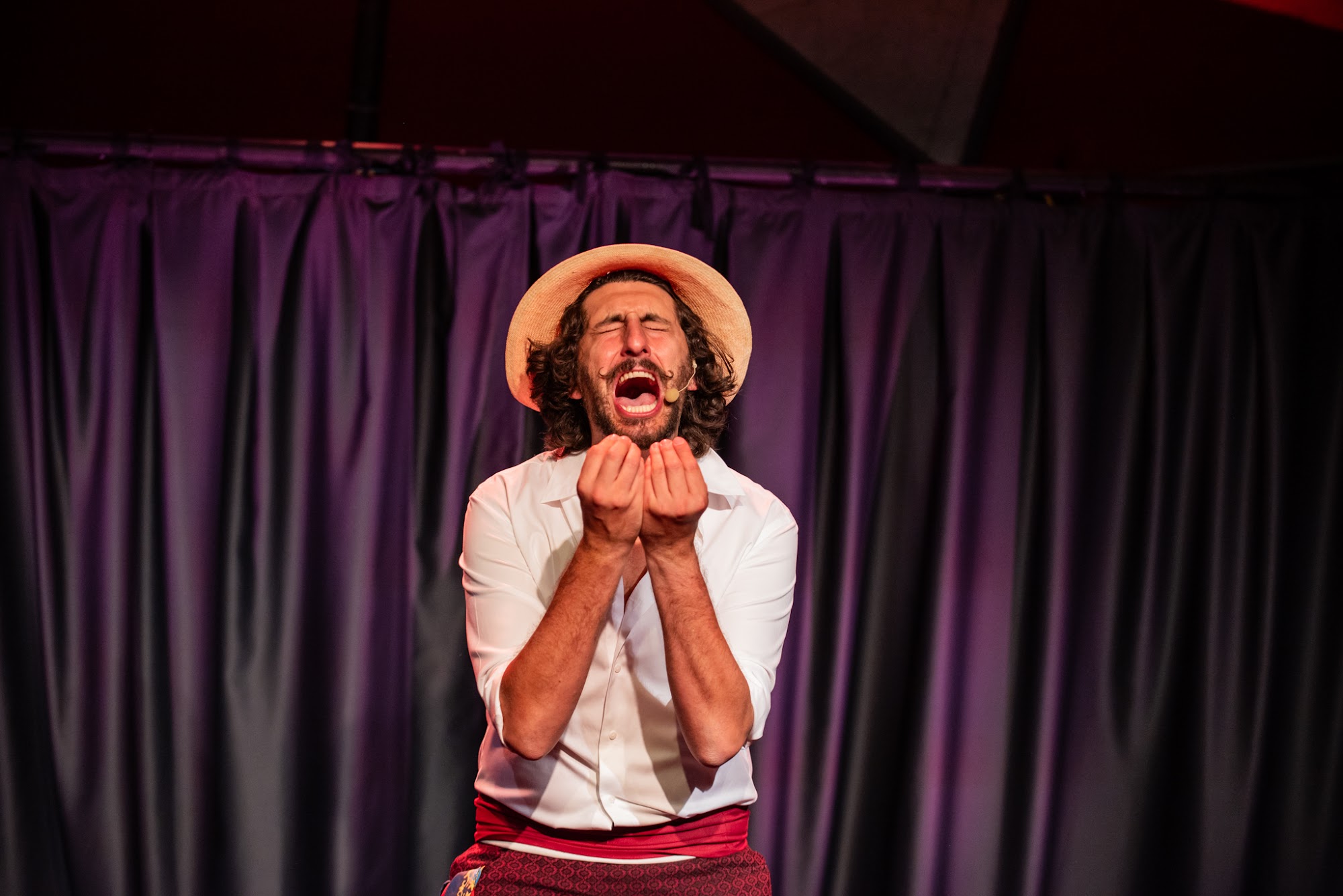 Additional production still from Giuseppe's Love Quest at Erskineville Town Hall, Sydney Fringe 2026.