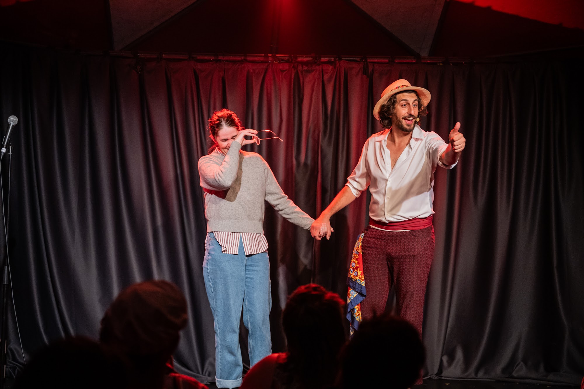 Jeromaia Detto in Giuseppe's Love Quest at Erskineville Town Hall, Sydney Fringe 2026.