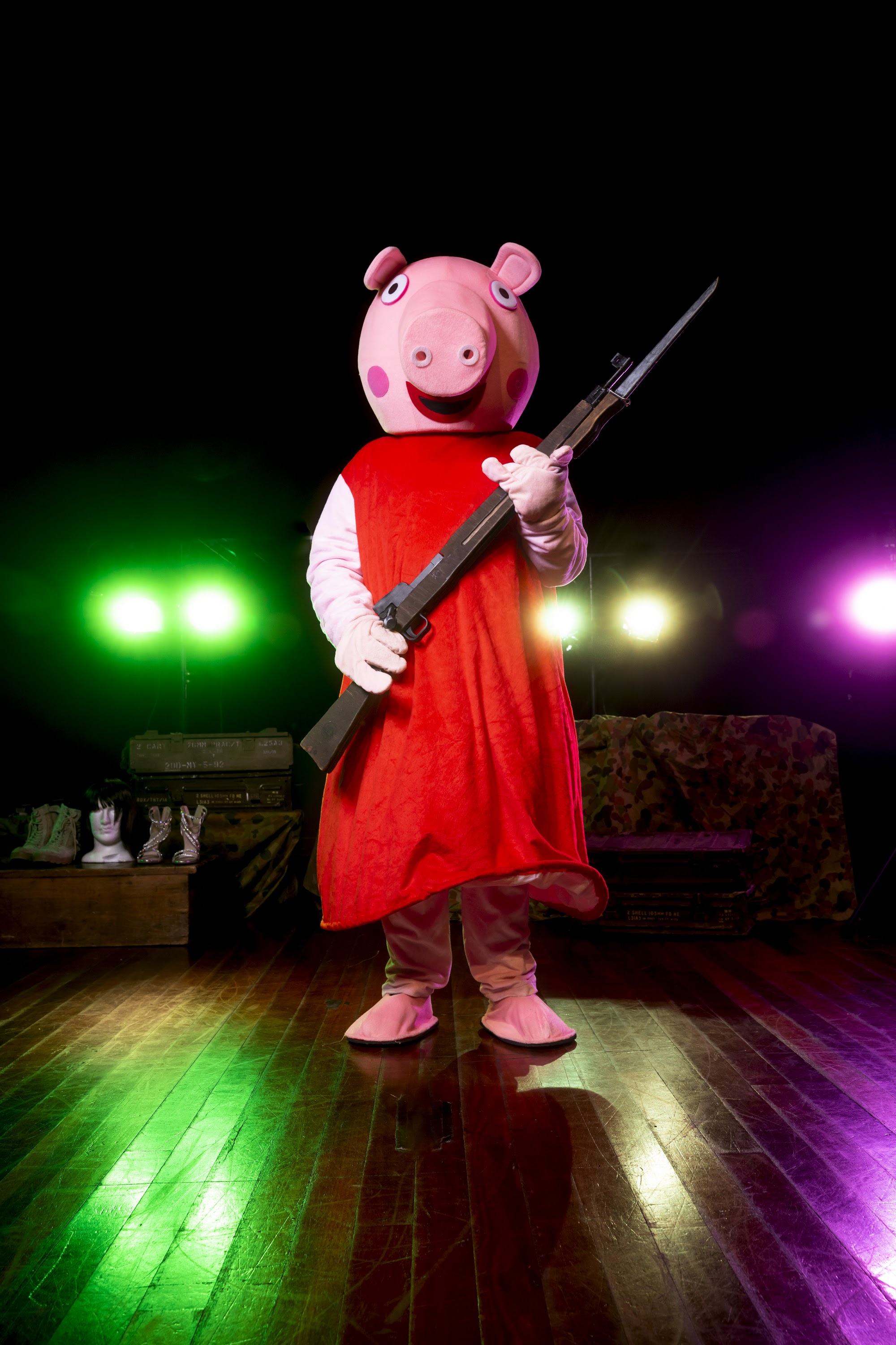 Kady Robinson in Stage Soldiers at PYT Fairfield, Sydney Fringe 2026.