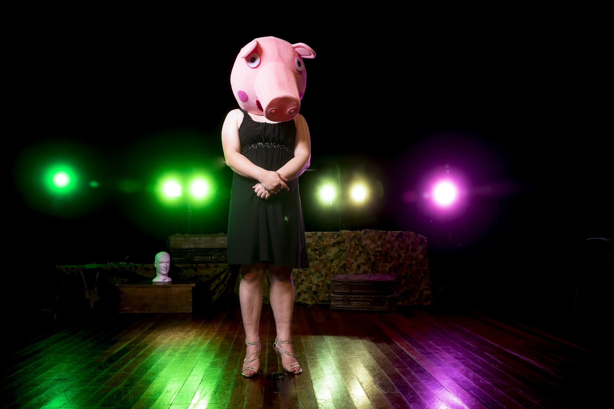 Kady Robinson in Stage Soldiers at PYT Fairfield, Sydney Fringe 2026.