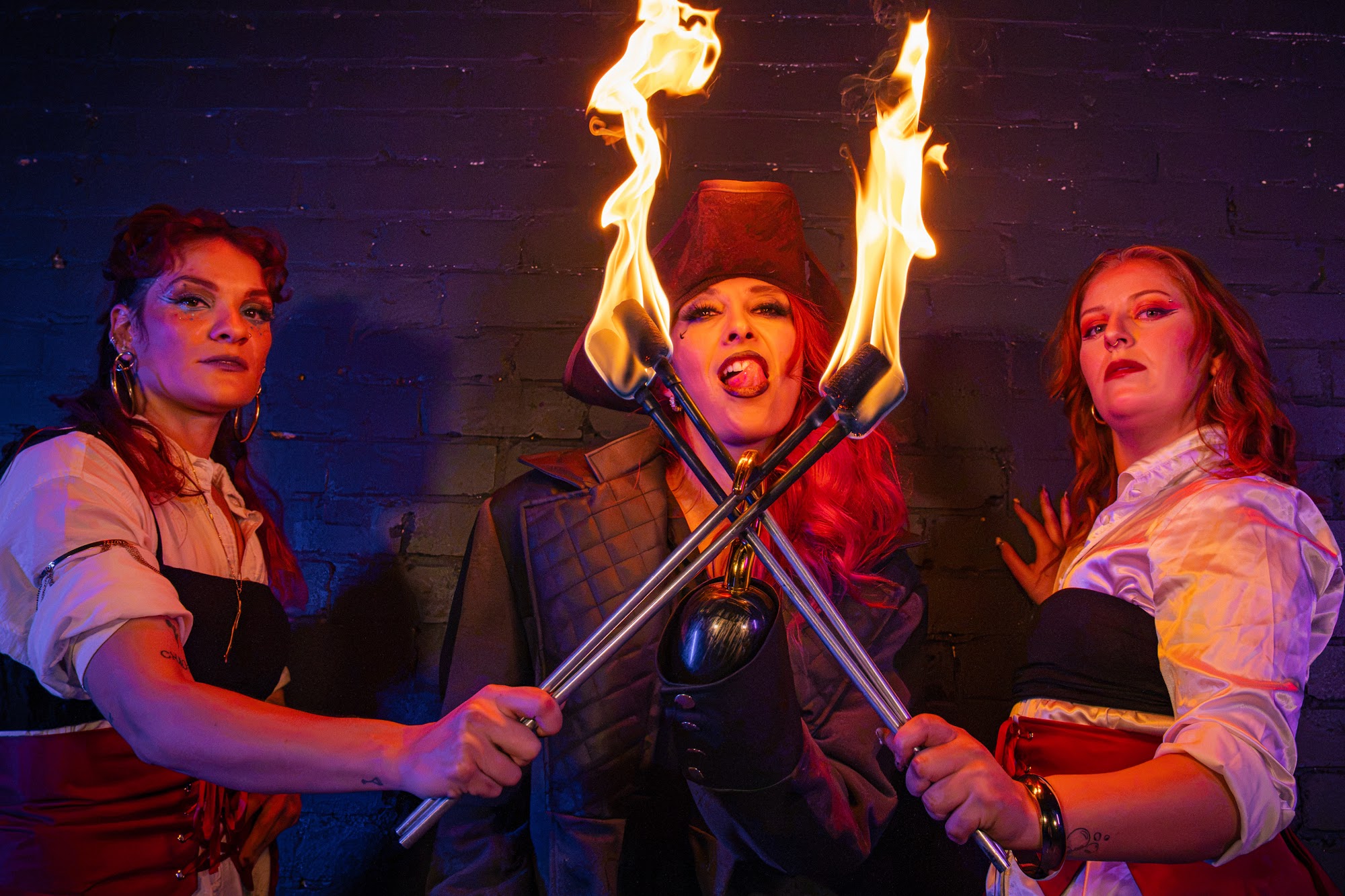 The cast of Peter Pan: After Dark at Fool's Paradise, Sydney Fringe 2026.