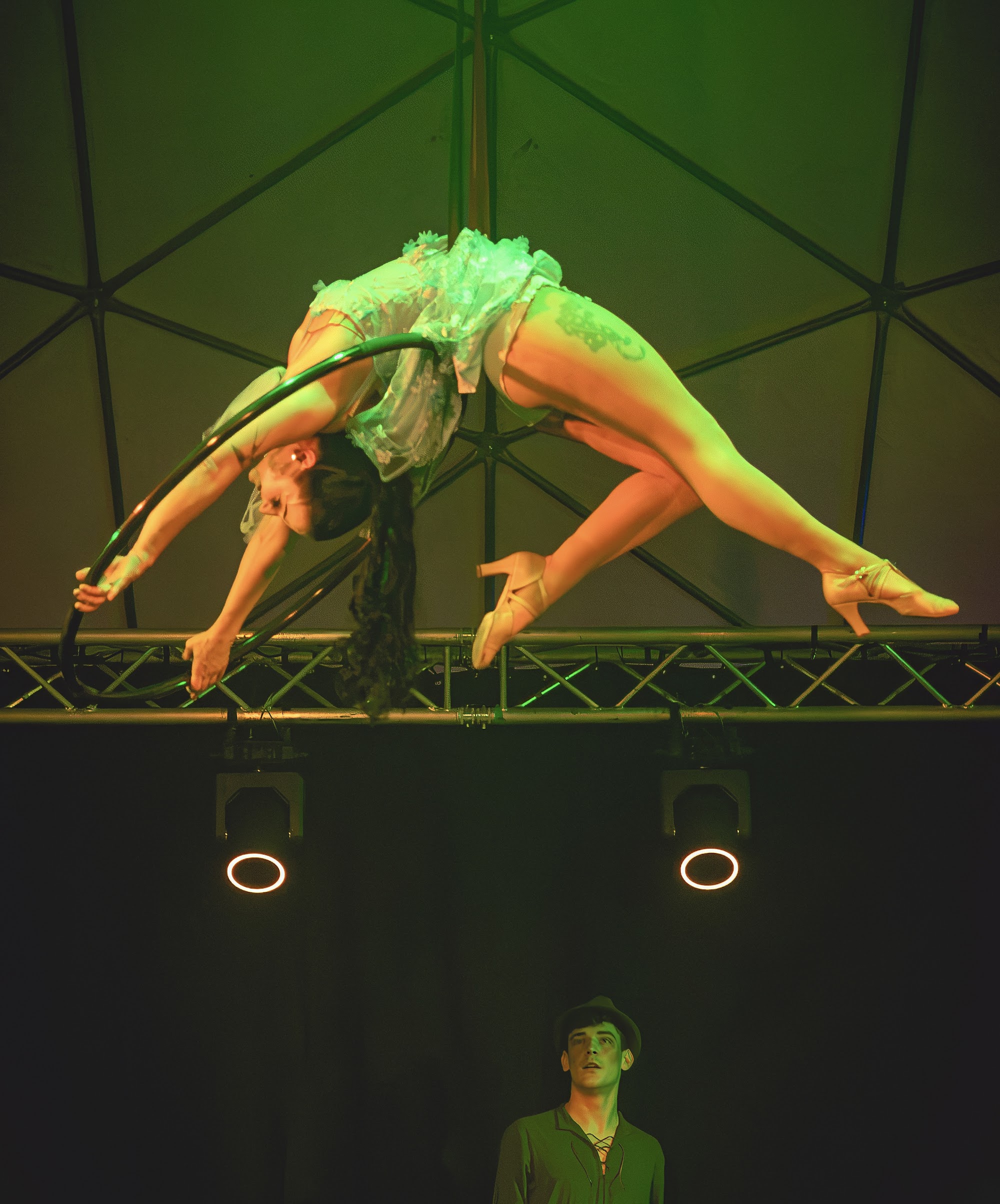 Cat Bolitho as Tinkerbell in Peter Pan: After Dark at Fool's Paradise, Sydney Fringe 2026.