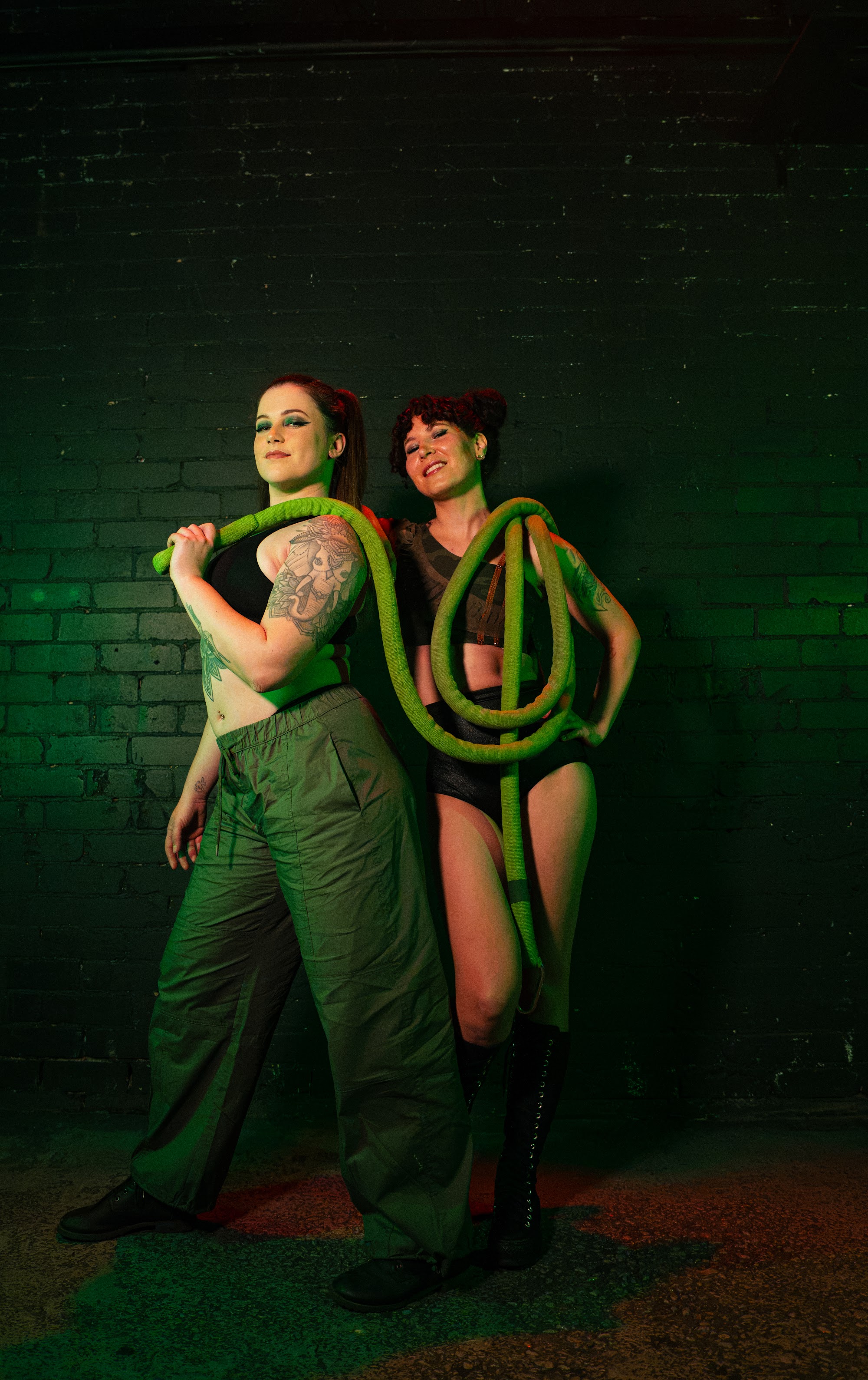 Mama Medusa as the Crocodile in Peter Pan: After Dark at Fool's Paradise, Sydney Fringe 2026.