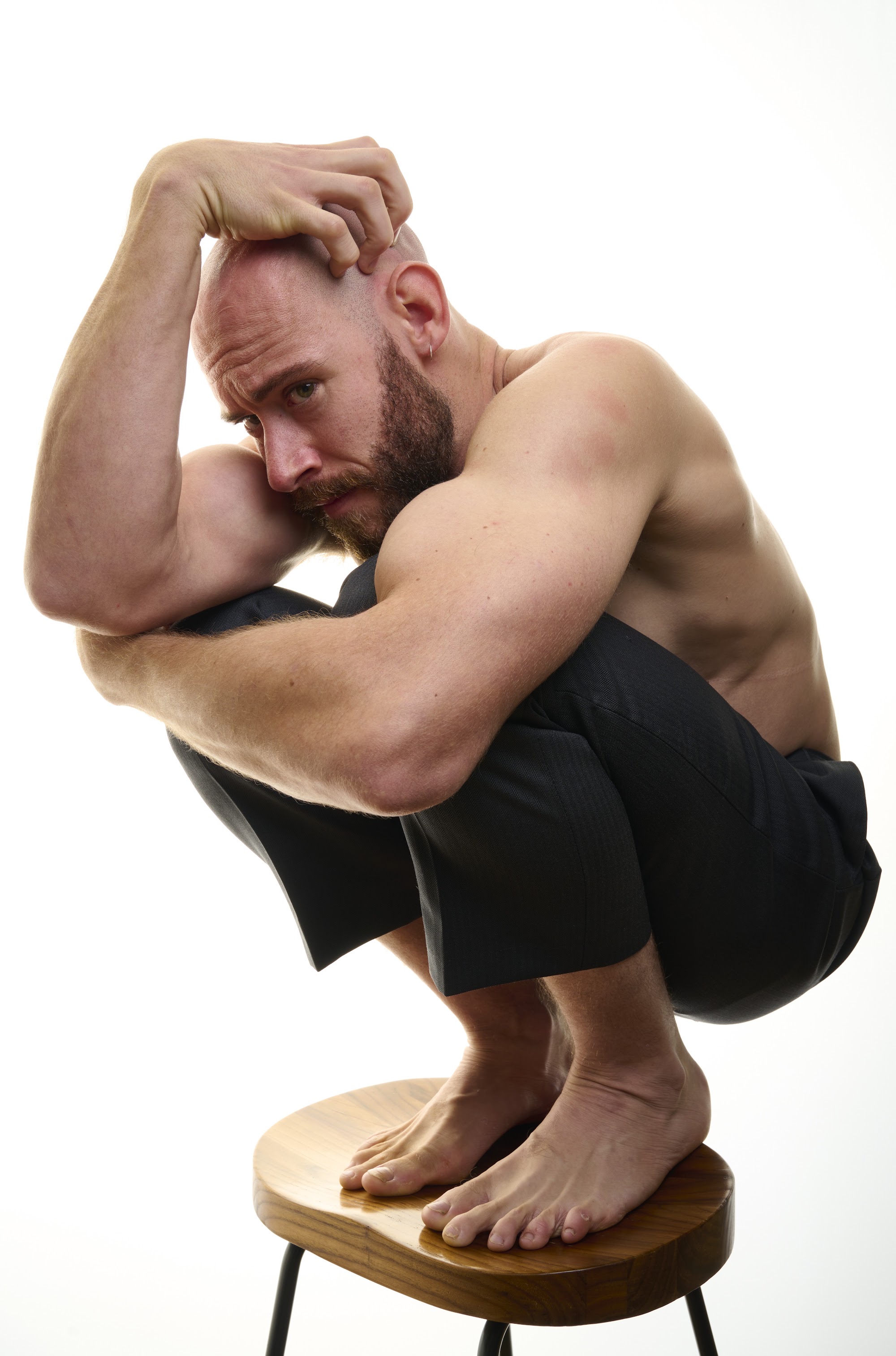 Troy Rogers photographed for Drug Baby at Boom Boom Room, Sydney Fringe 2026.
