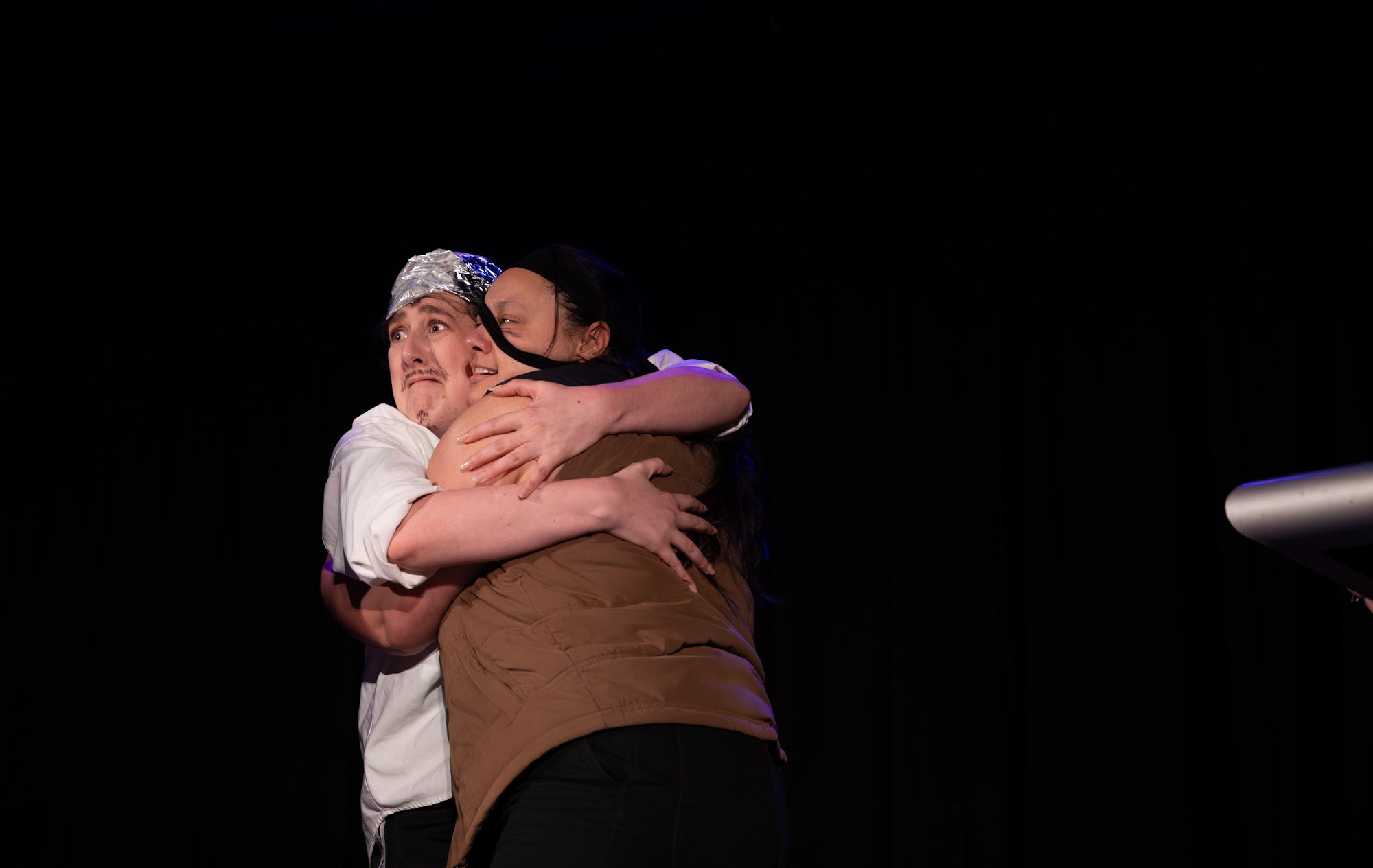 The ensemble performs The Streets Are Paved With Murder at Factory Theatre, Sydney Fringe 2026.