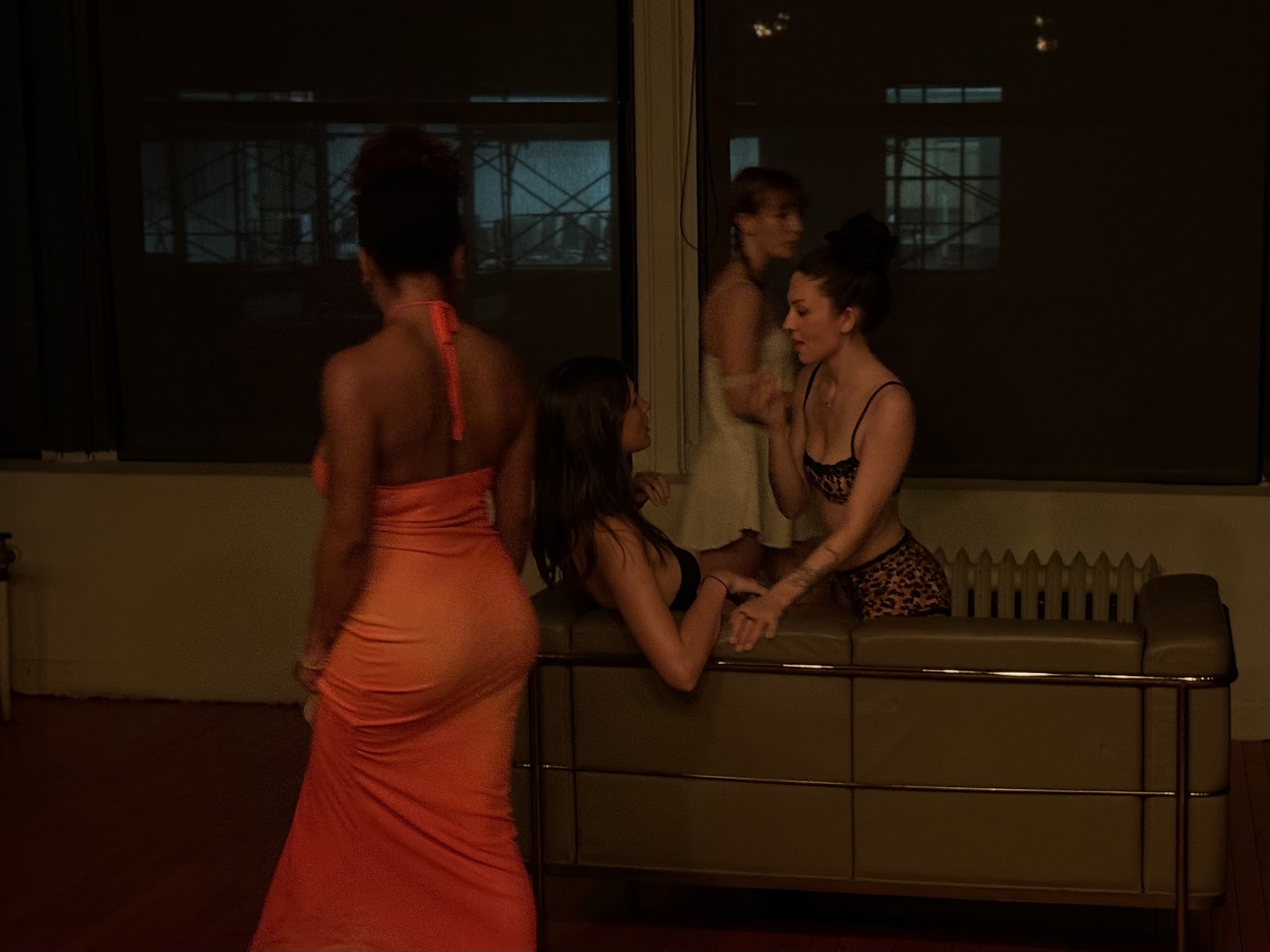 The company of The Suitors of Helen at the New York Drama Department, 2026.