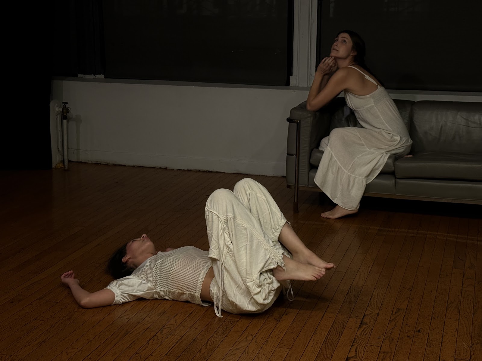 Production still from The Suitors of Helen at the New York Drama Department, 2026.