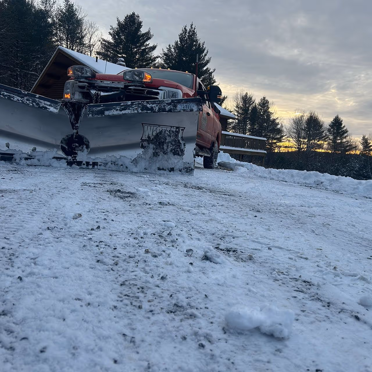 driveway snow removal near me Vermont residential property clearing