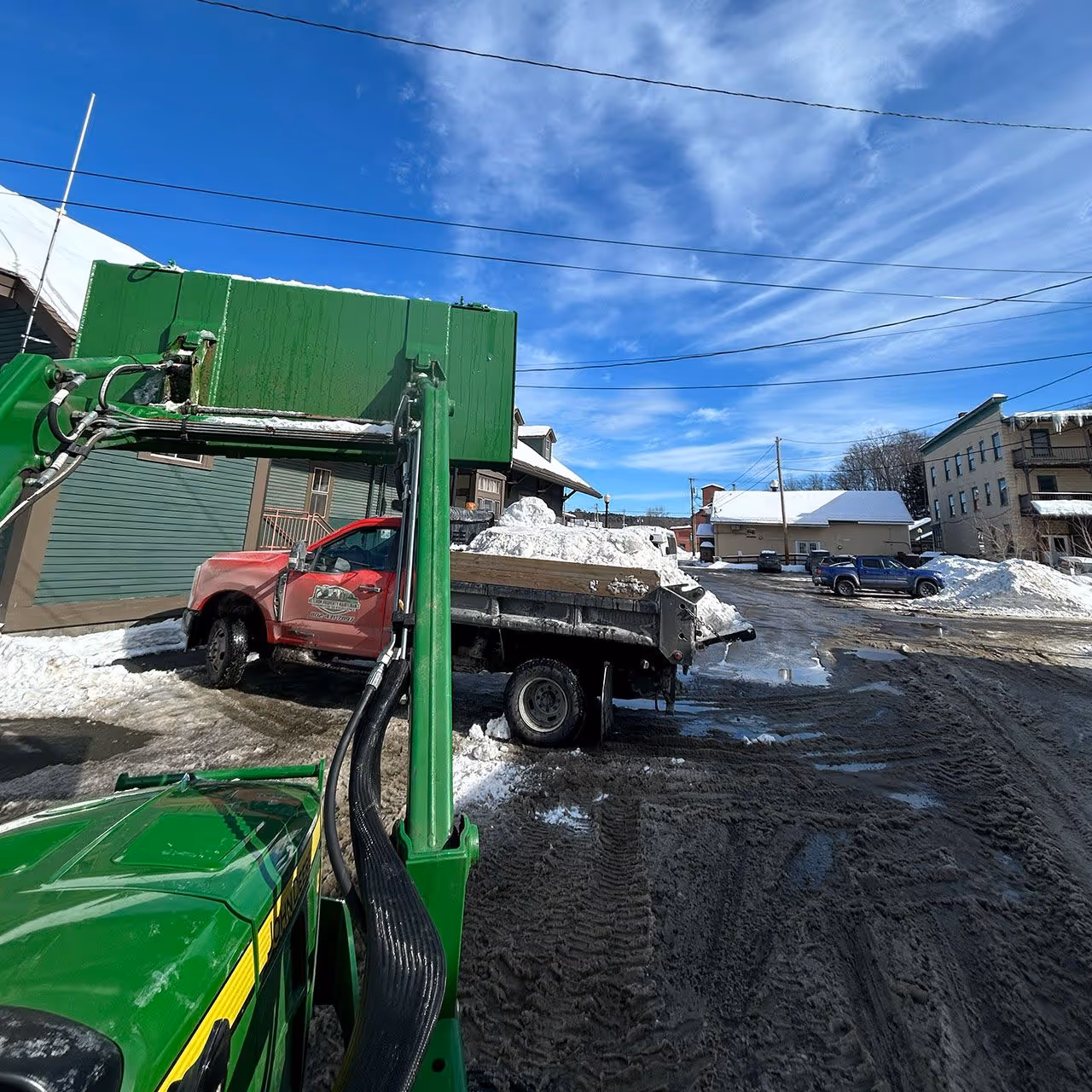 snow plowing service Randolph Vermont Ketchum Property Maintenance