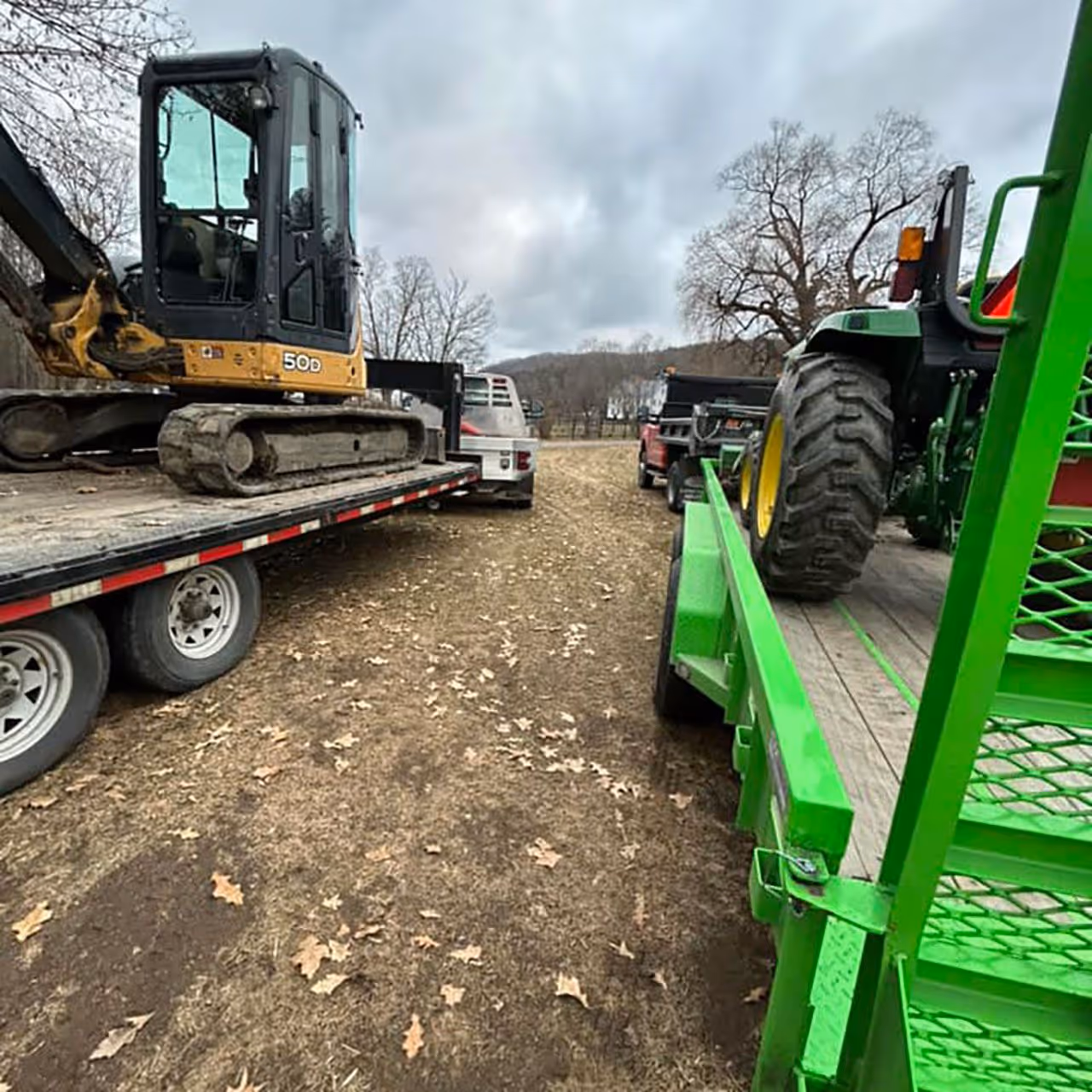 Ketchum Property Maintenance crew working in Randolph Vermont