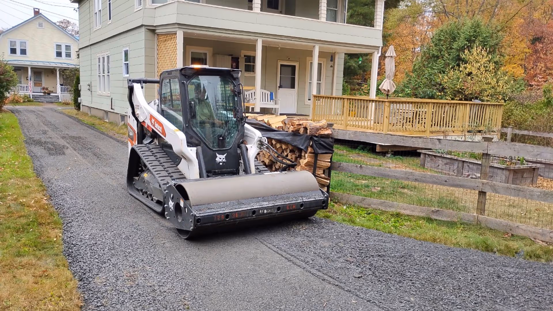 pothole repair gravel driveway Vermont residential property