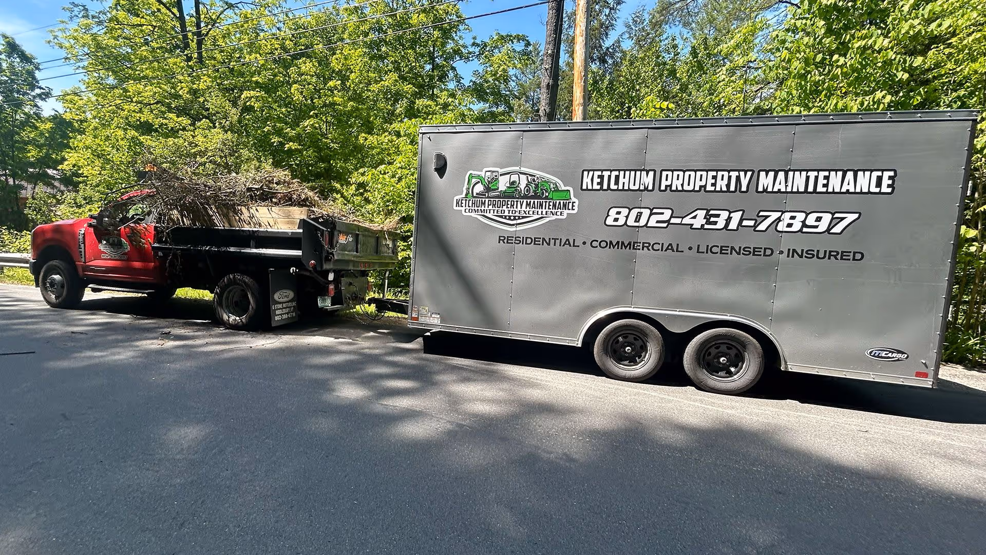 professional property maintenance team Vermont lawn and snow services