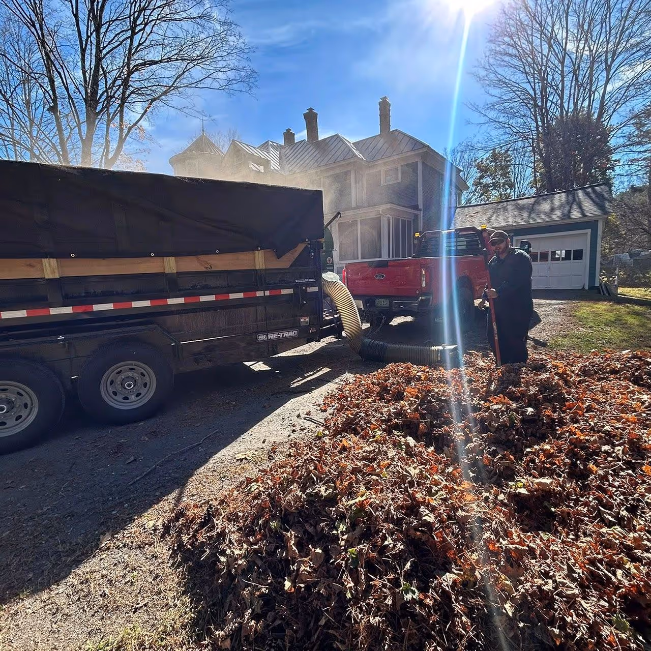 seasonal property cleanup Randolph Vermont residential lawn care