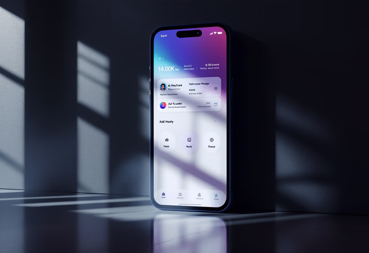 [interface] screenshot of an ai-driven healthcare application