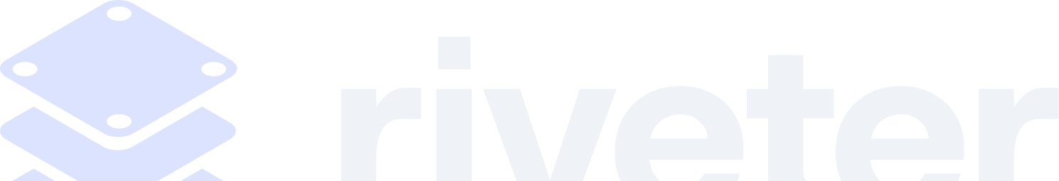Riveter logo with two stacked, stylized metal plates and the word 'riveter' in lowercase letters.